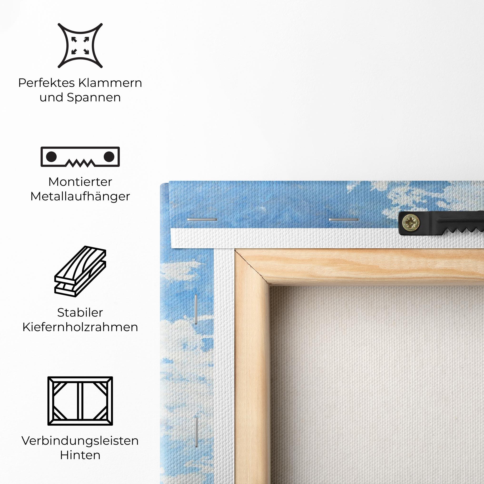 Leinwandbild Clouds Monet mockup 5