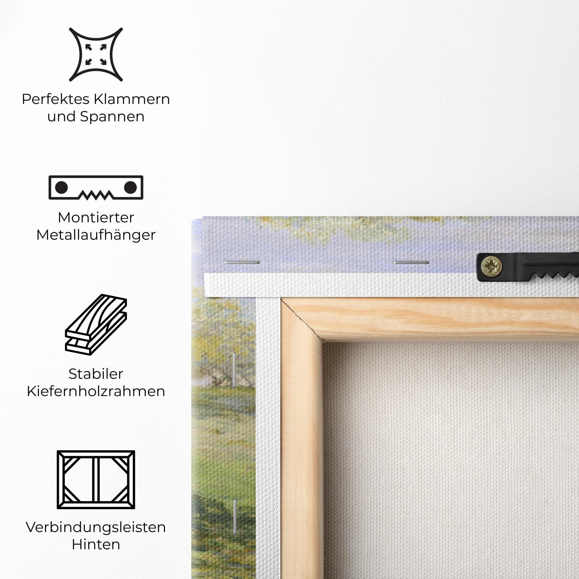 Leinwandbild Fruit Trees In Bloom mockup 5