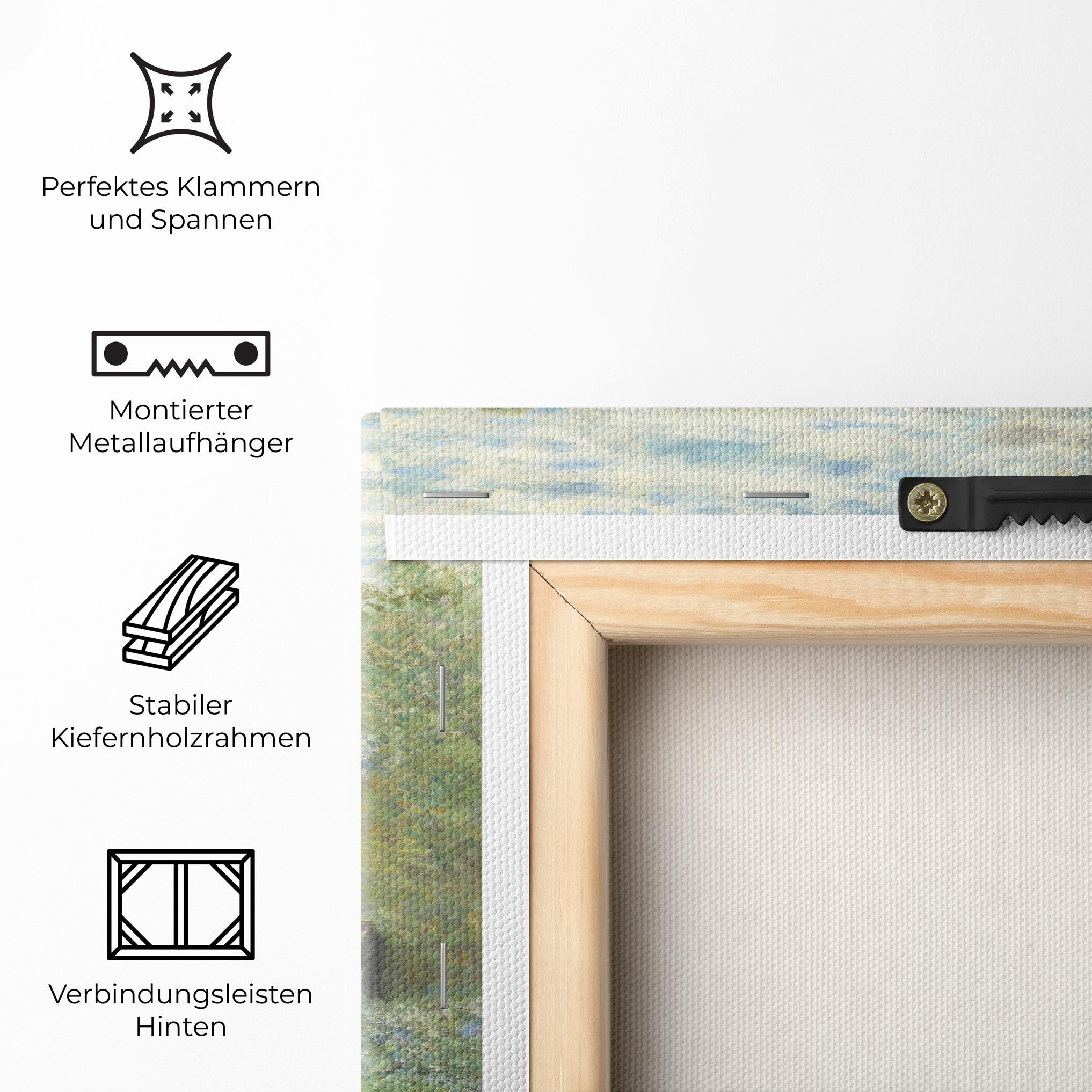 Leinwandbild Garden In Argenteuilt mockup 5