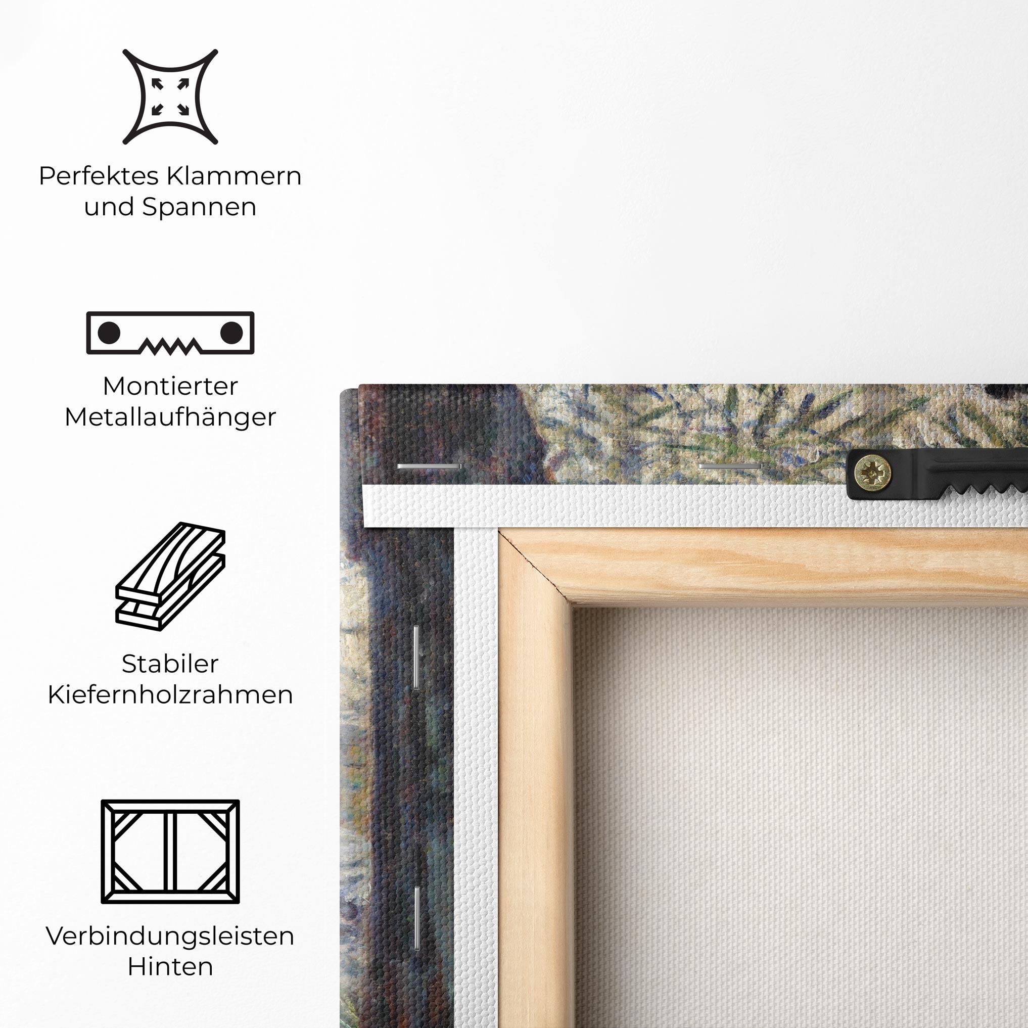 Leinwandbild Monet Embroidering mockup 5