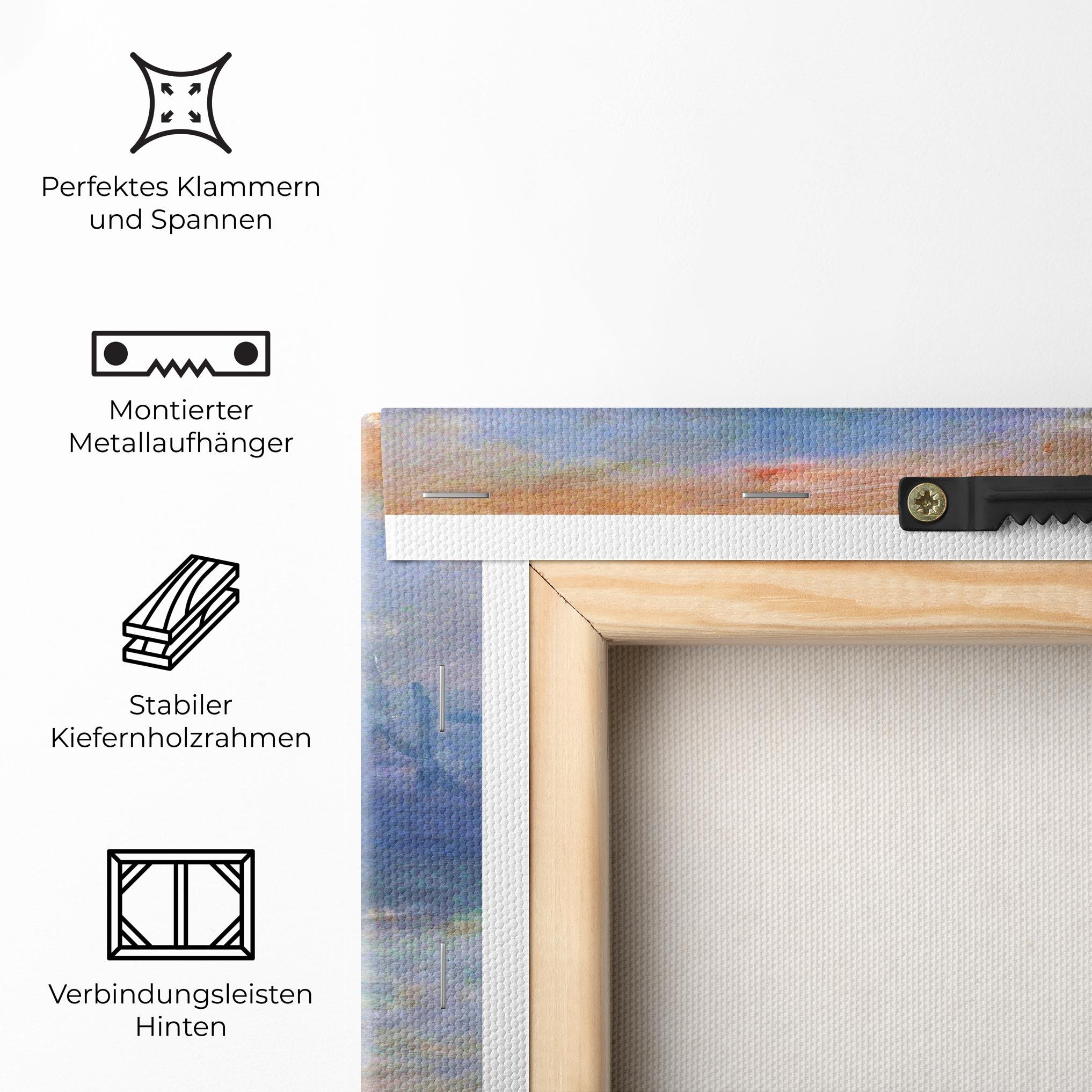 Leinwandbild Monet Impressionist mockup 5