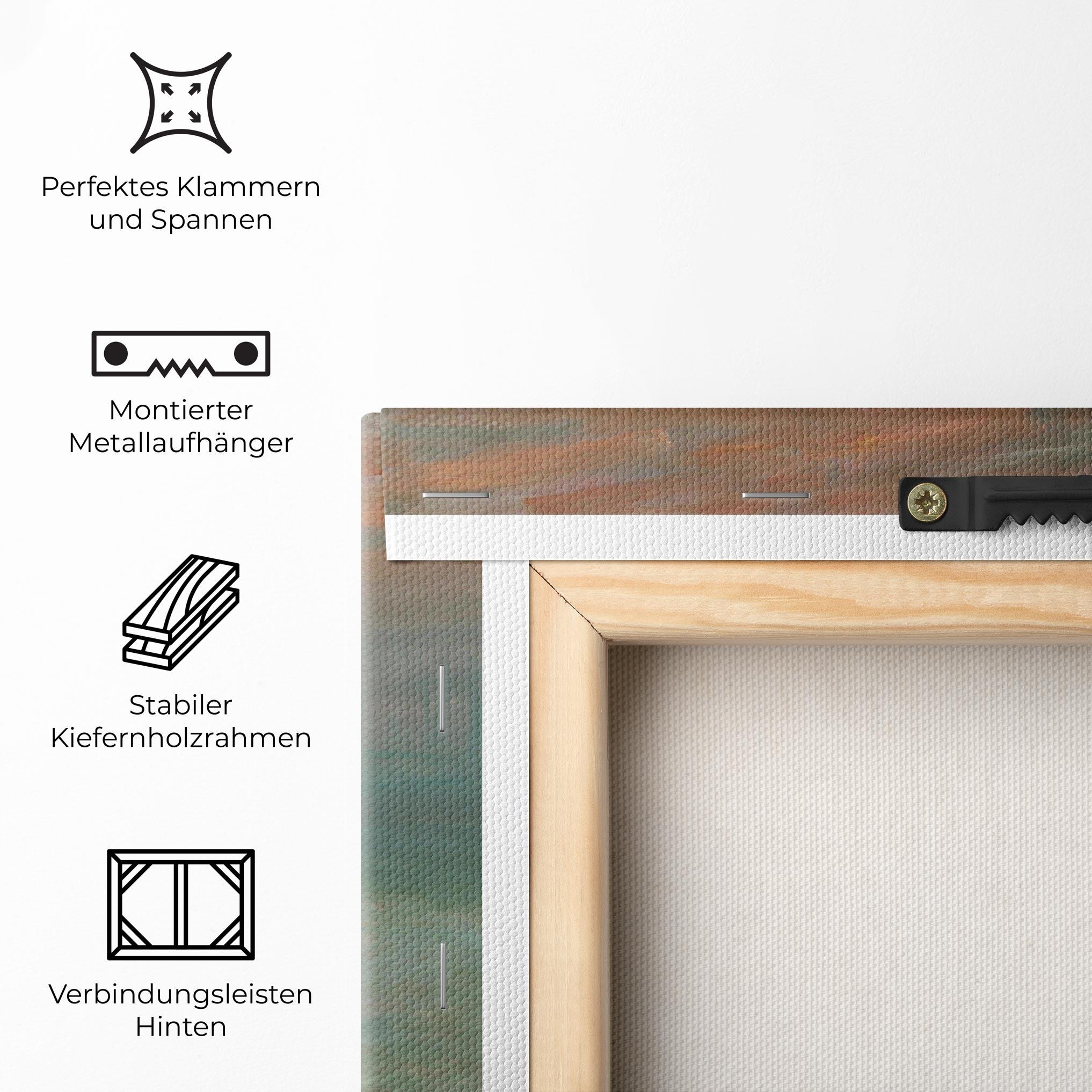 Leinwandbild Monet Sunrise mockup 5