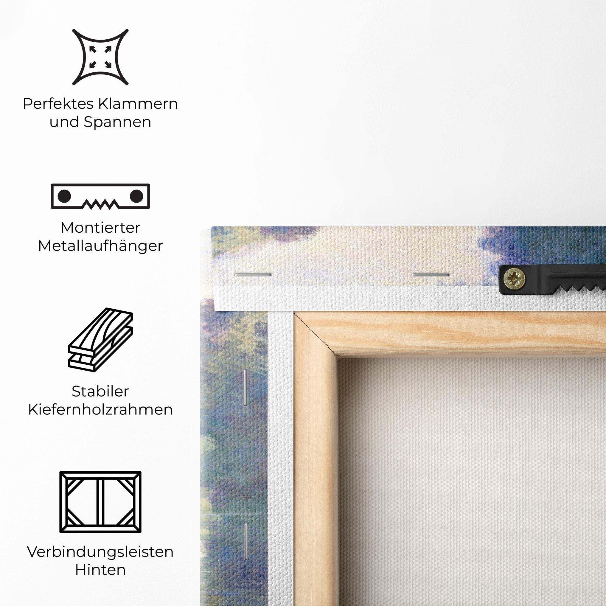 Leinwandbild Near Giverny mockup 5