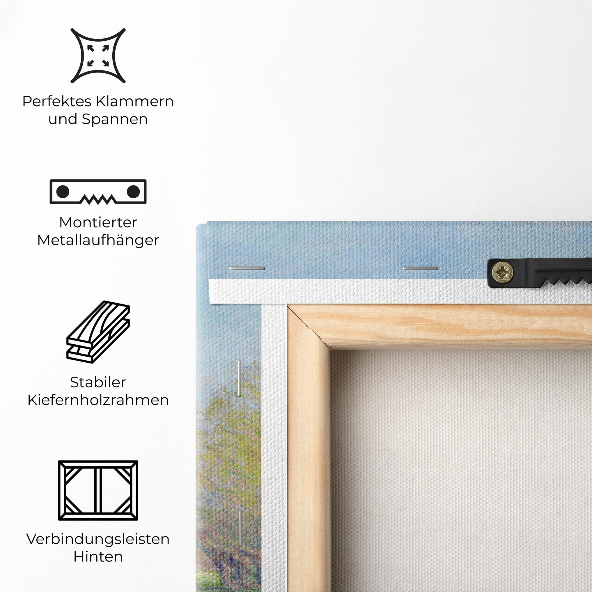 Leinwandbild Spring In Giverny mockup 5