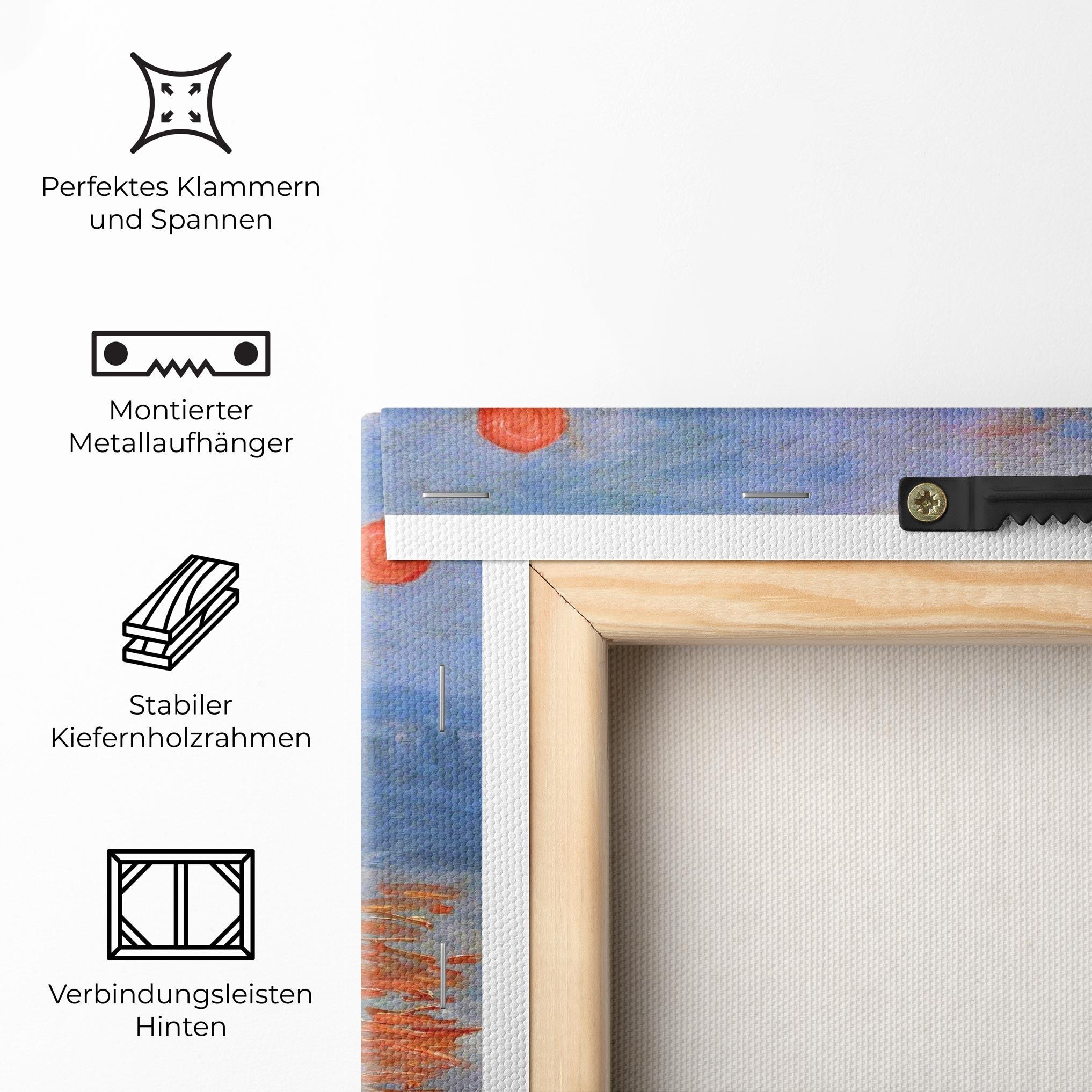 Leinwandbild Sunrise Painting mockup 5