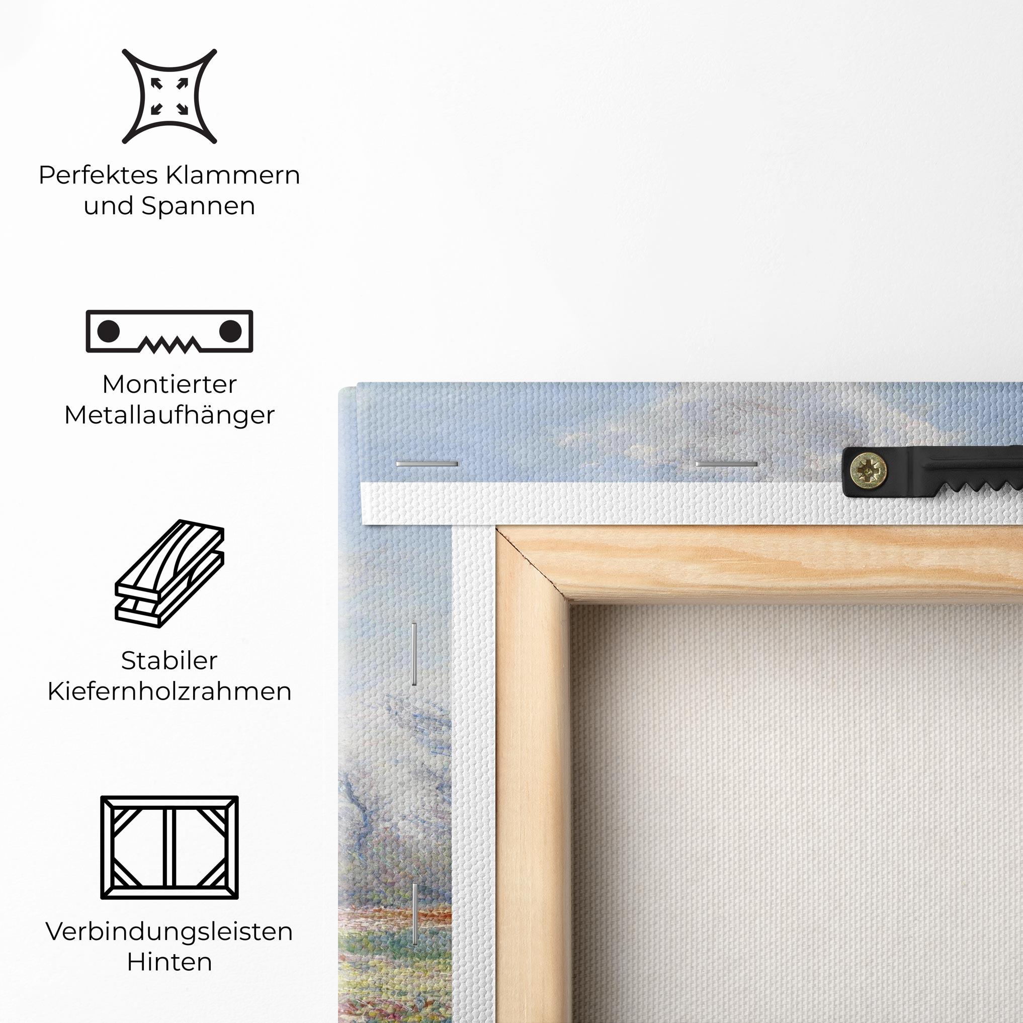 Leinwandbild Tulip Fields At Sassenheim mockup 5