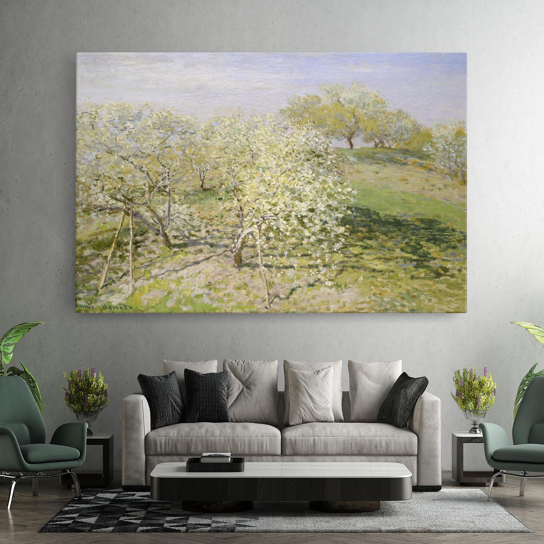 Leinwandbild Fruit Trees In Bloom mockup 7