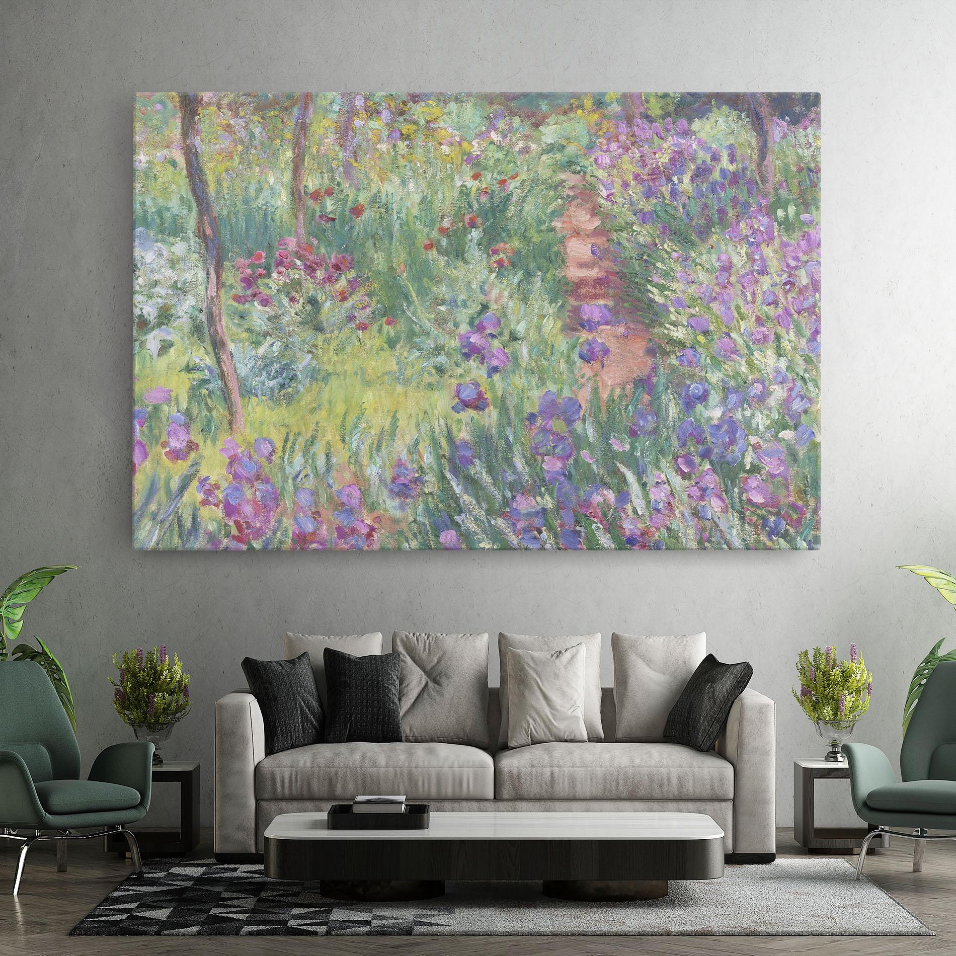 Leinwandbild Garden In Giverny mockup 7