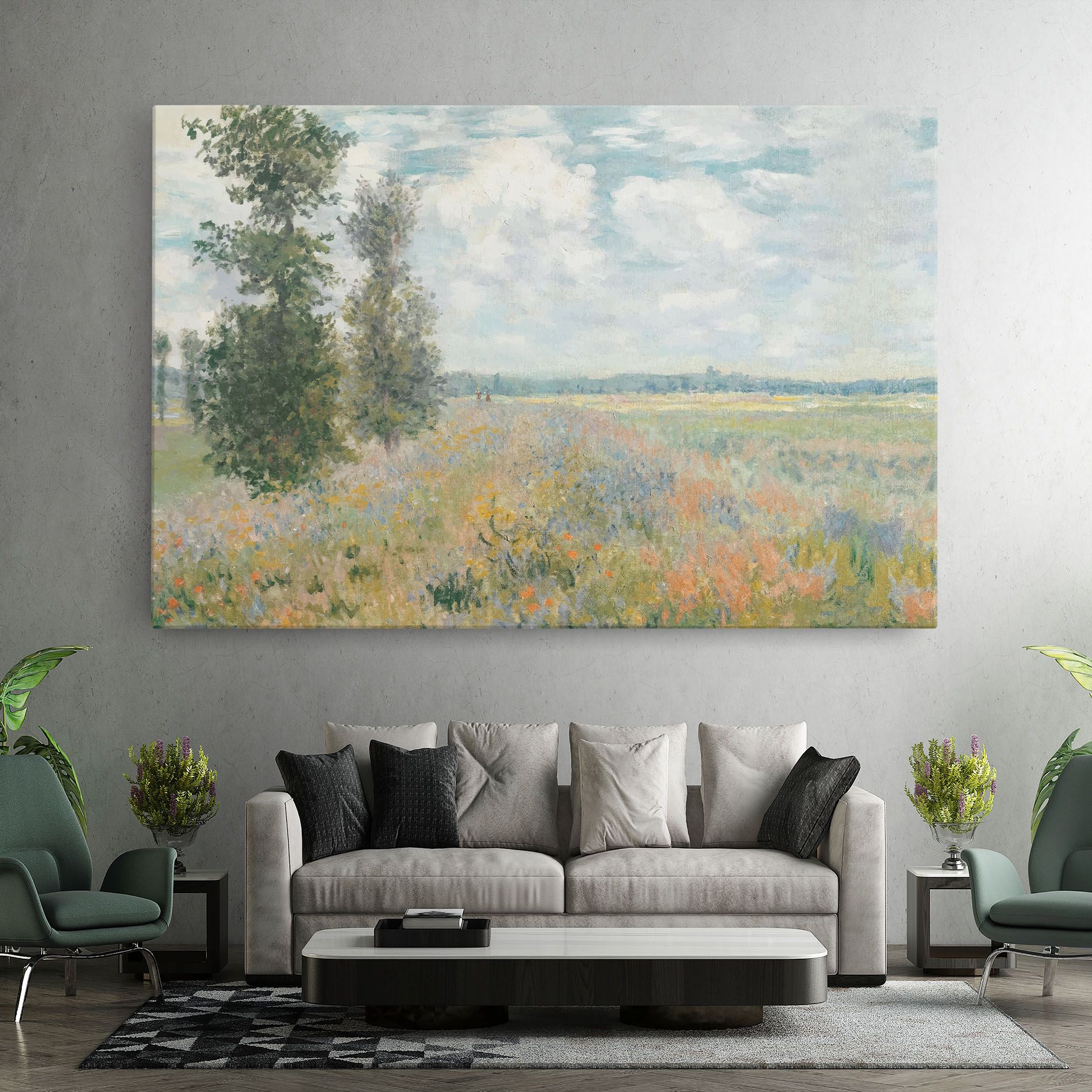 Monet's Landscape Background mockup 7