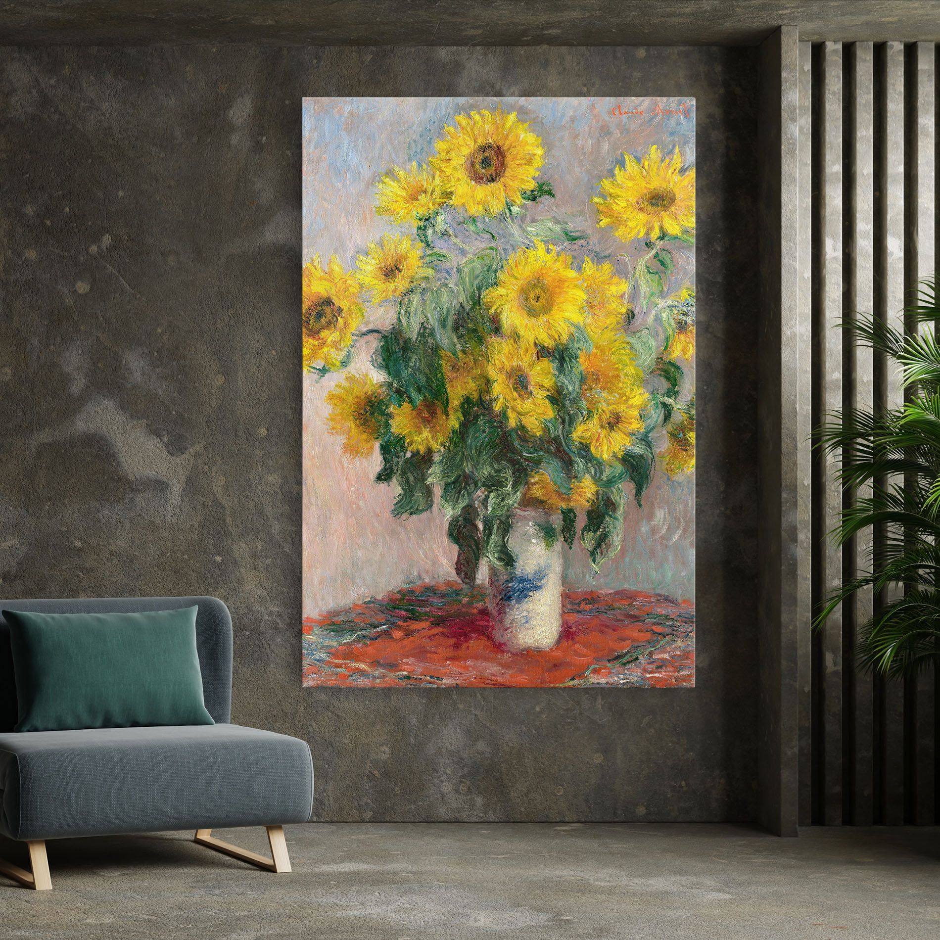Bouquet Of Sunflowers 1881 mockup 7