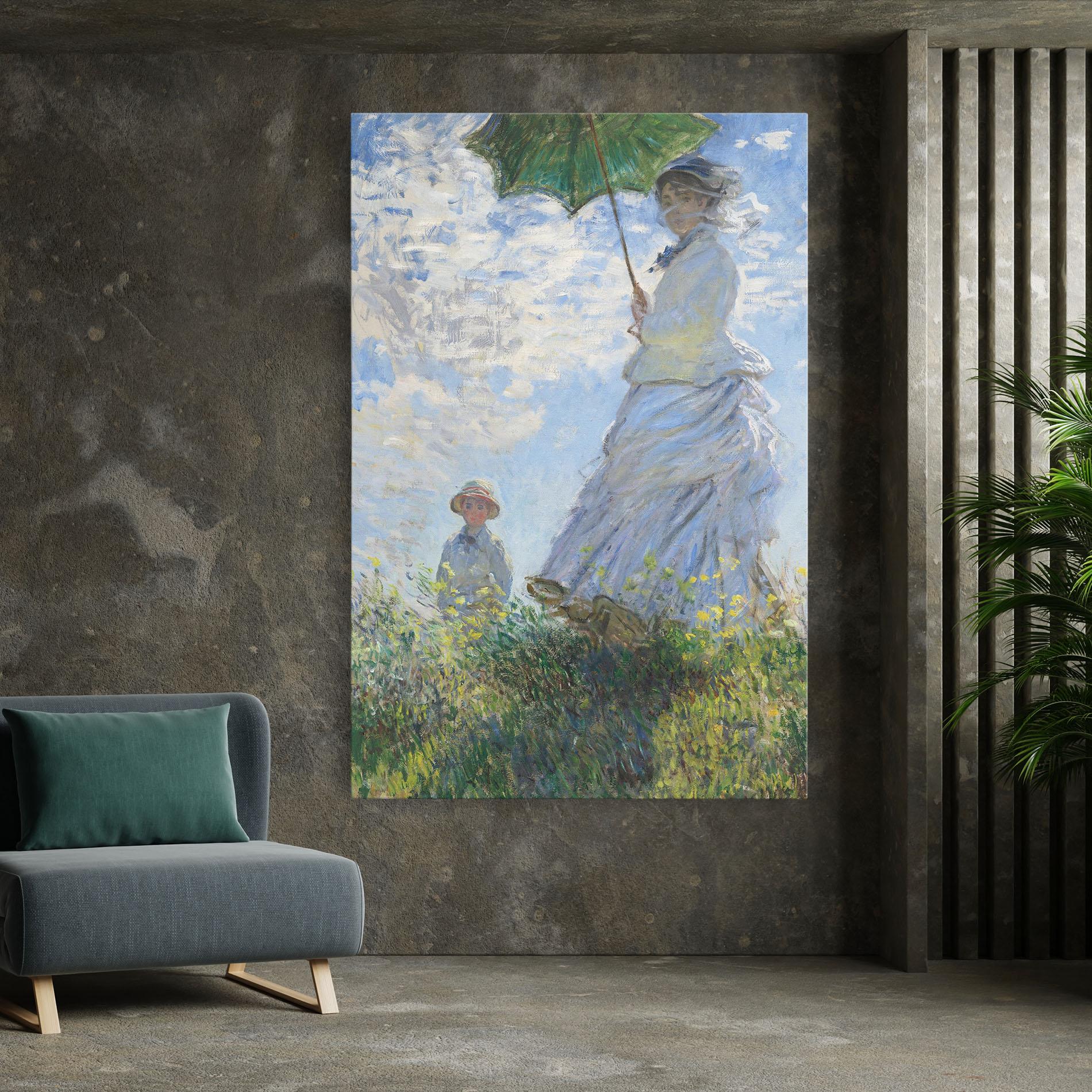 Leinwandbild Parasol Painting mockup 7