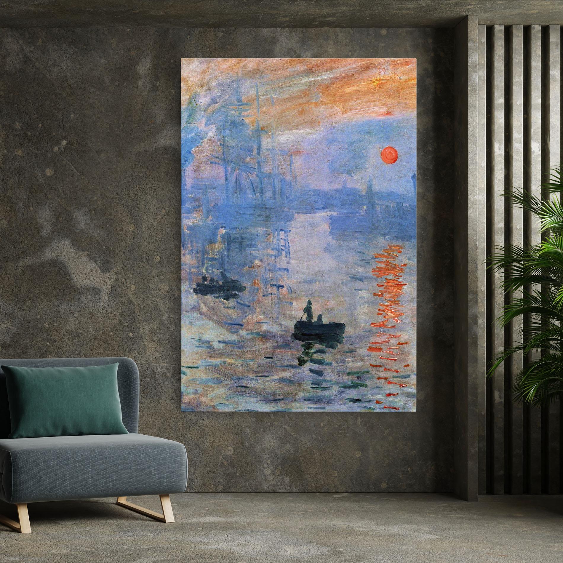 Leinwandbild Sunrise Painting mockup 7