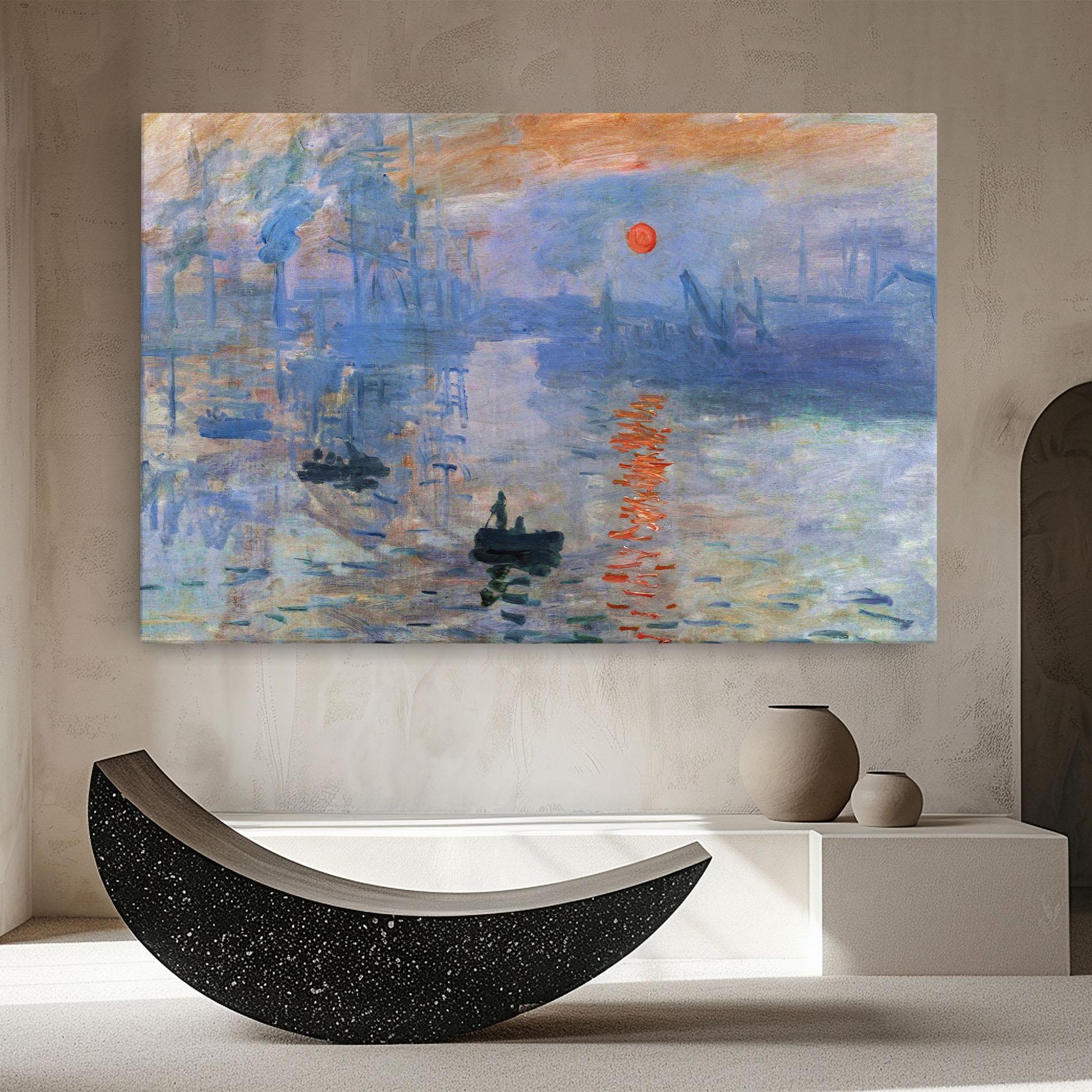 Leinwandbild Monet Impressionist mockup 8