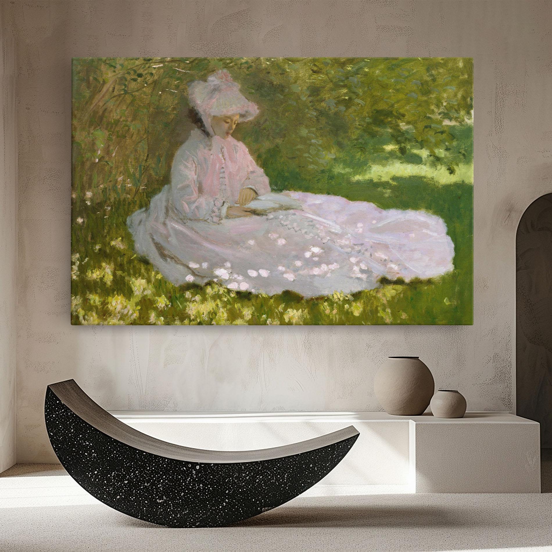 Leinwandbild Springtime mockup 8