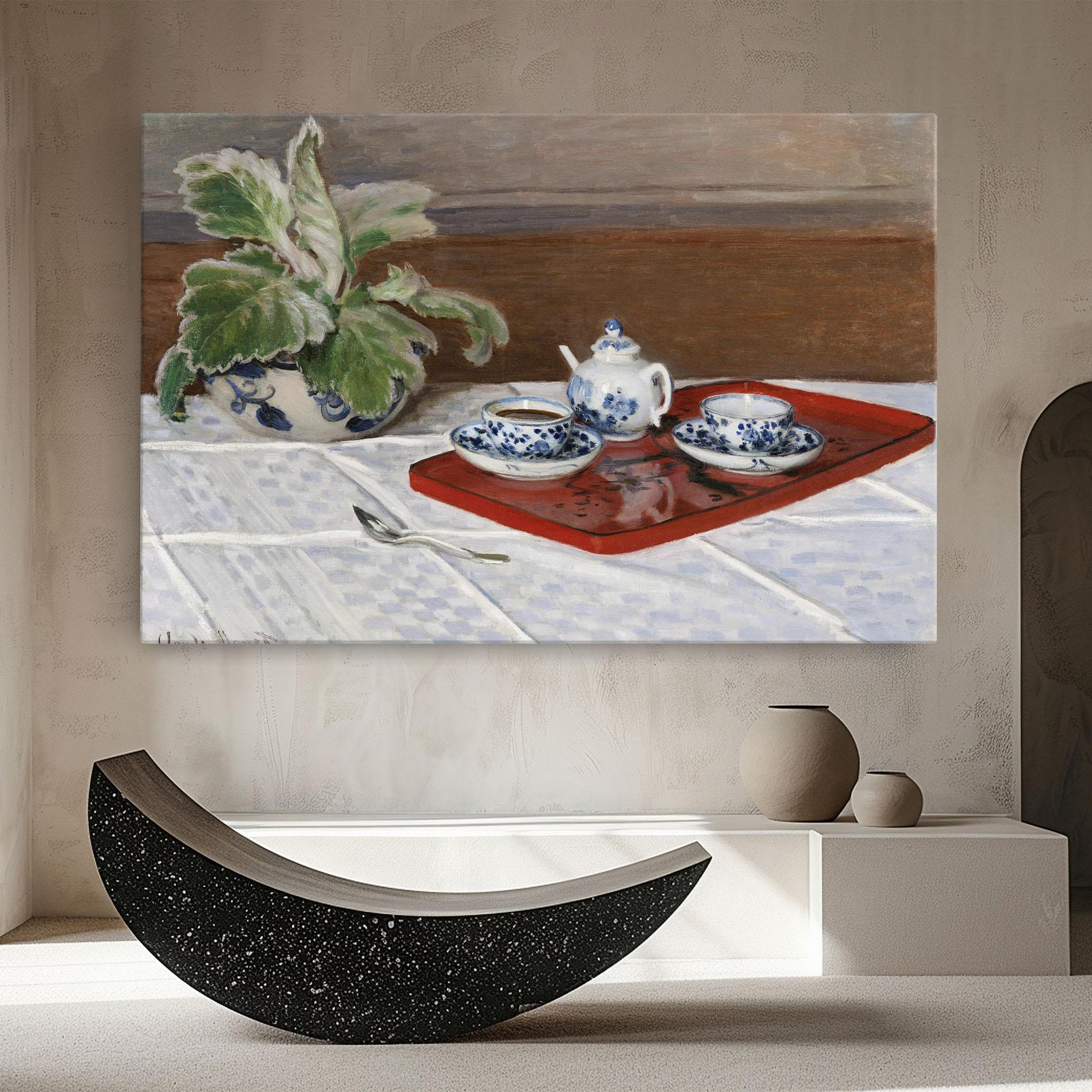 Leinwandbild Tea Service mockup 8