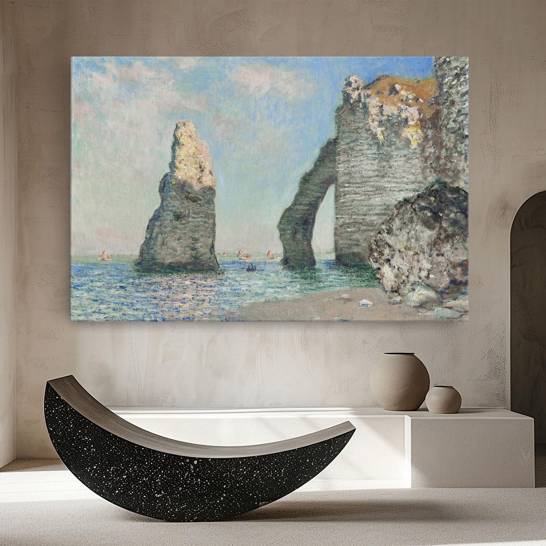 Leinwandbild The Cliffs At Etretat mockup 8