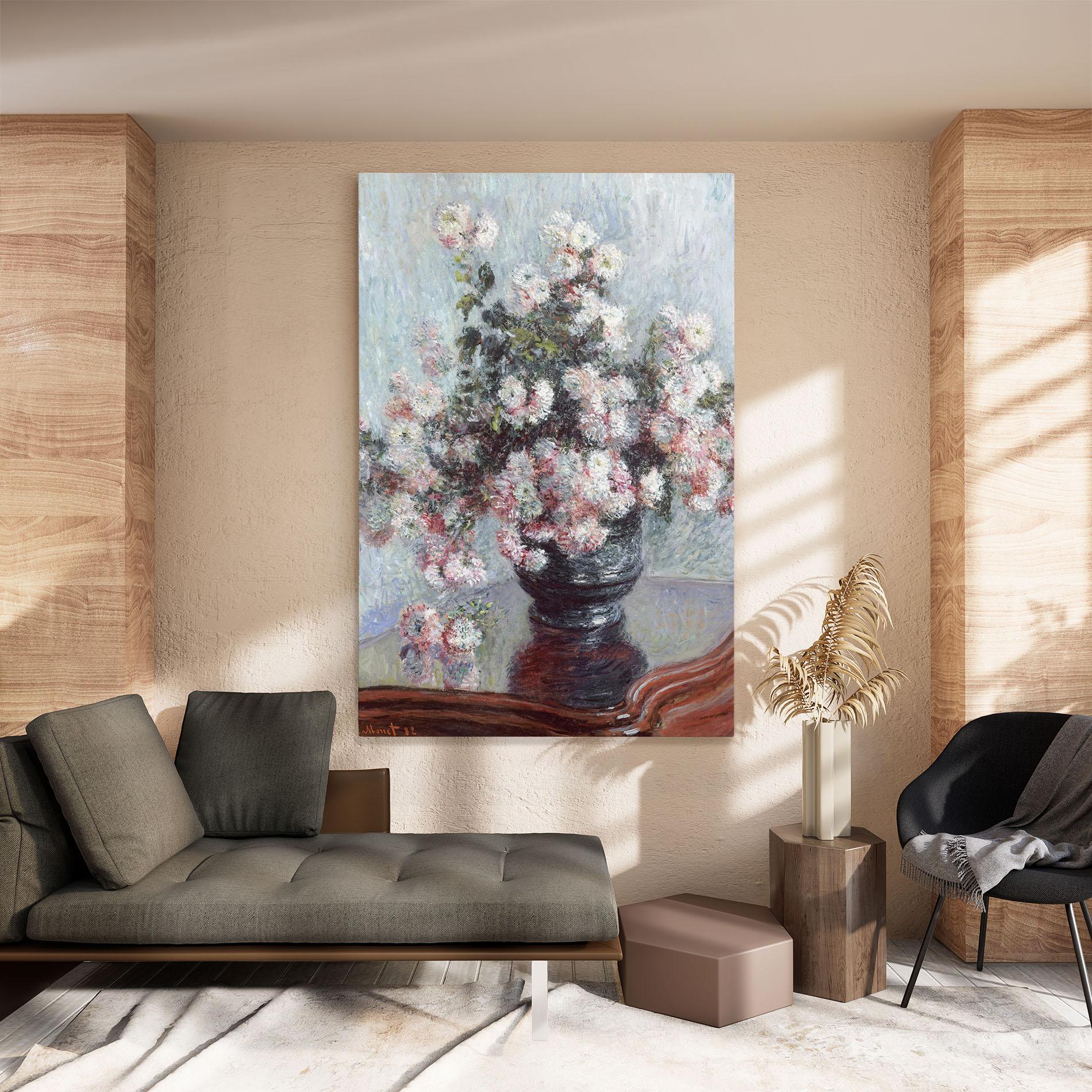 Leinwandbild Chrysanthemums mockup 8