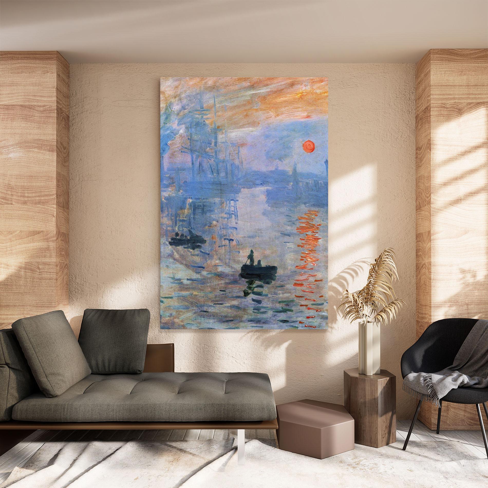 Leinwandbild Sunrise Painting mockup 8