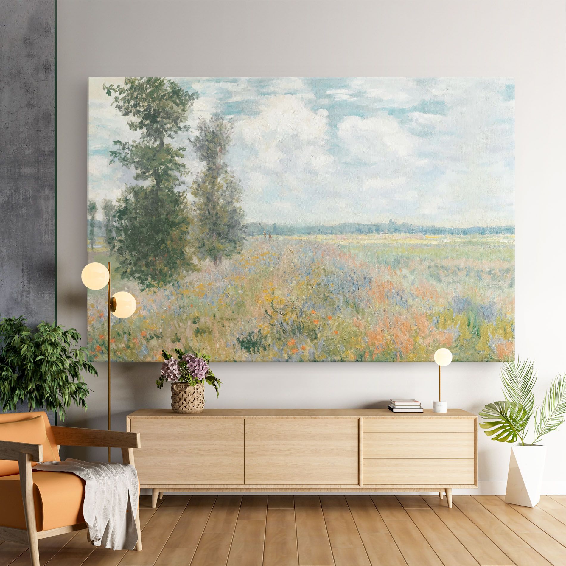 Monet's Landscape Background mockup 9