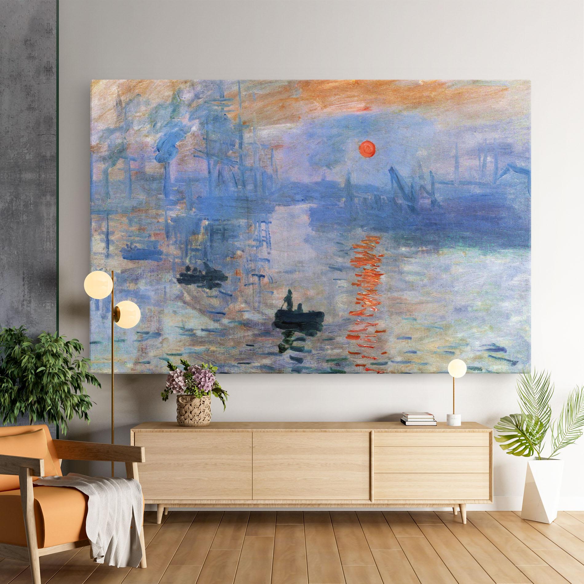 Leinwandbild Monet Impressionist mockup 9