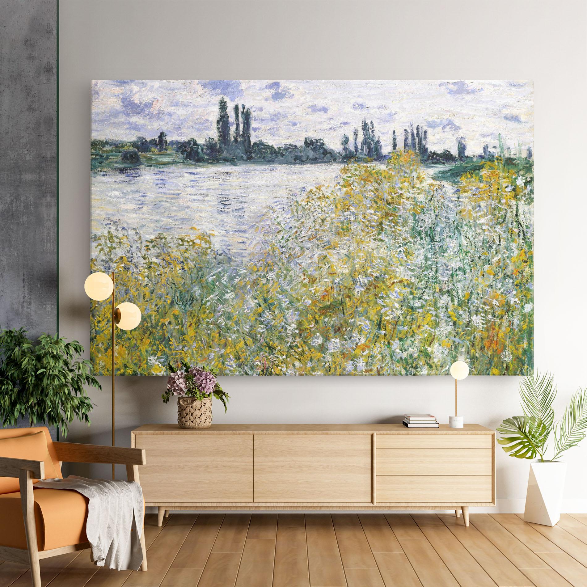 Leinwandbild Near Vetheuil mockup 9