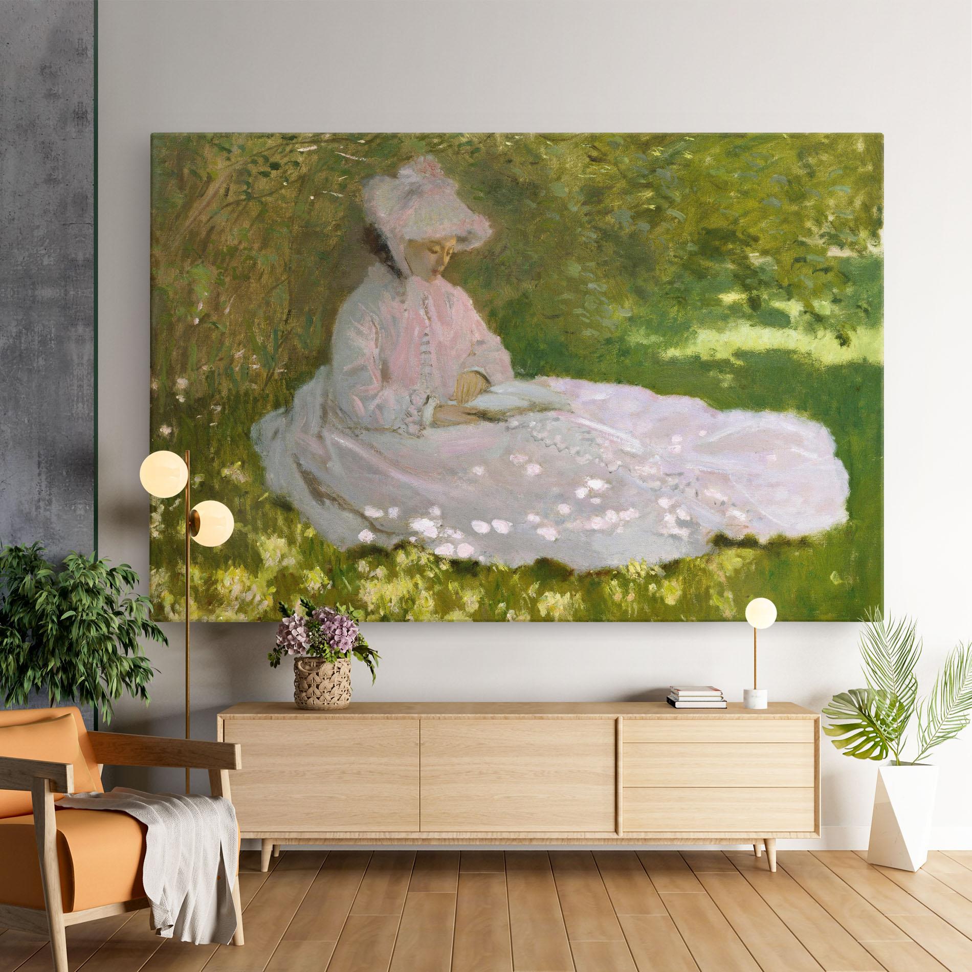 Leinwandbild Springtime mockup 9