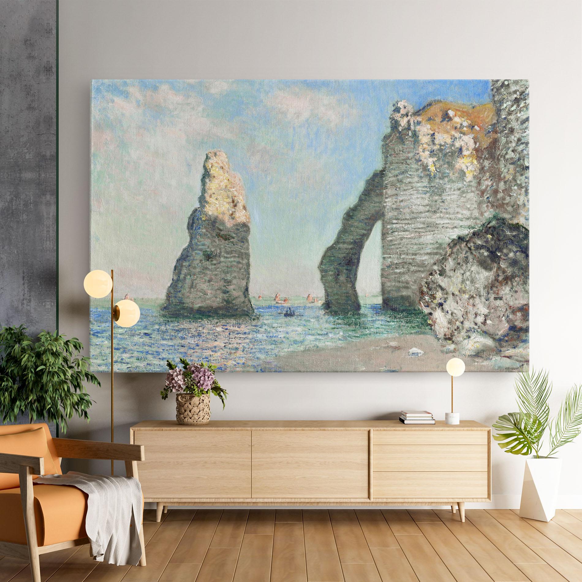Leinwandbild The Cliffs At Etretat mockup 9