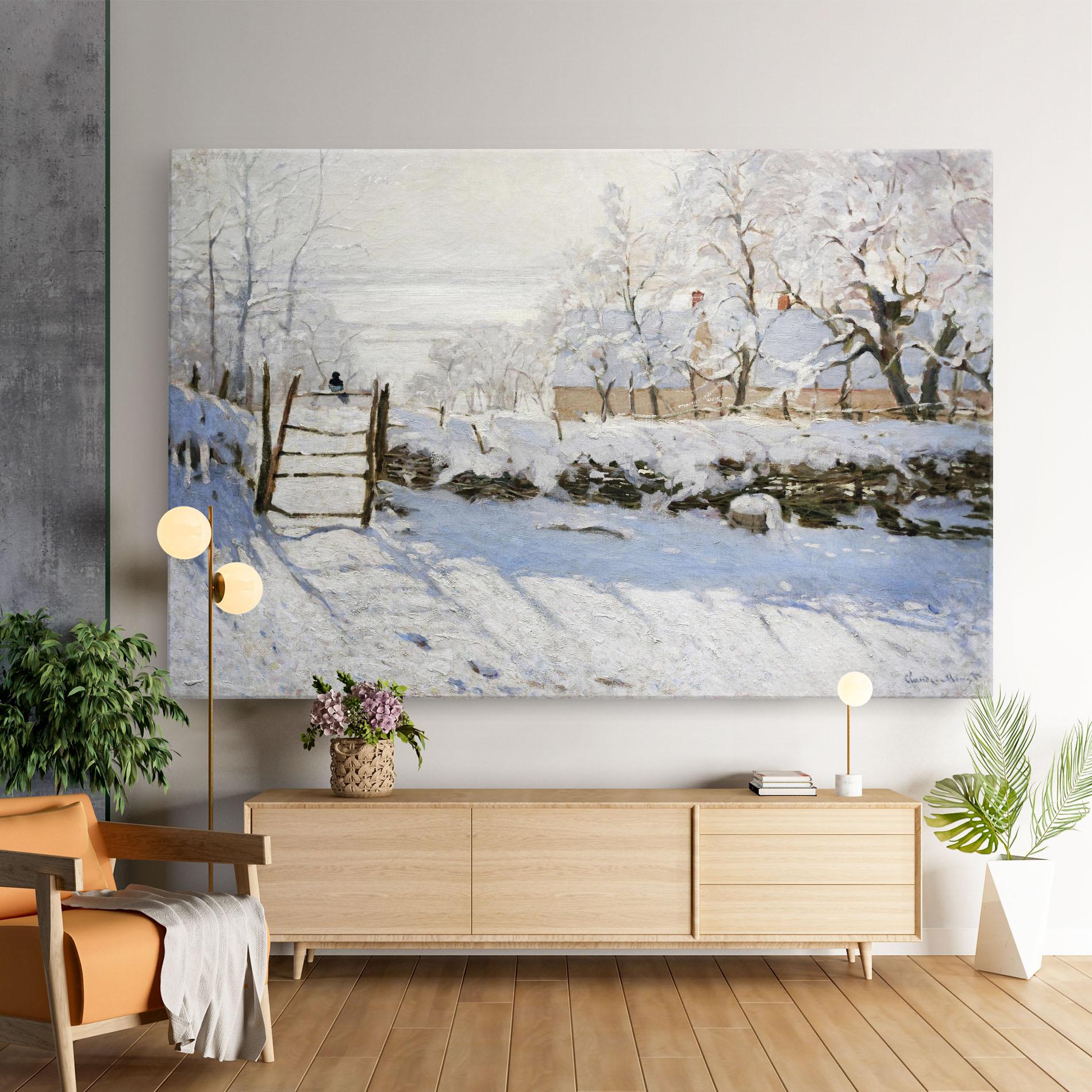 Leinwandbild The Magpie mockup 9