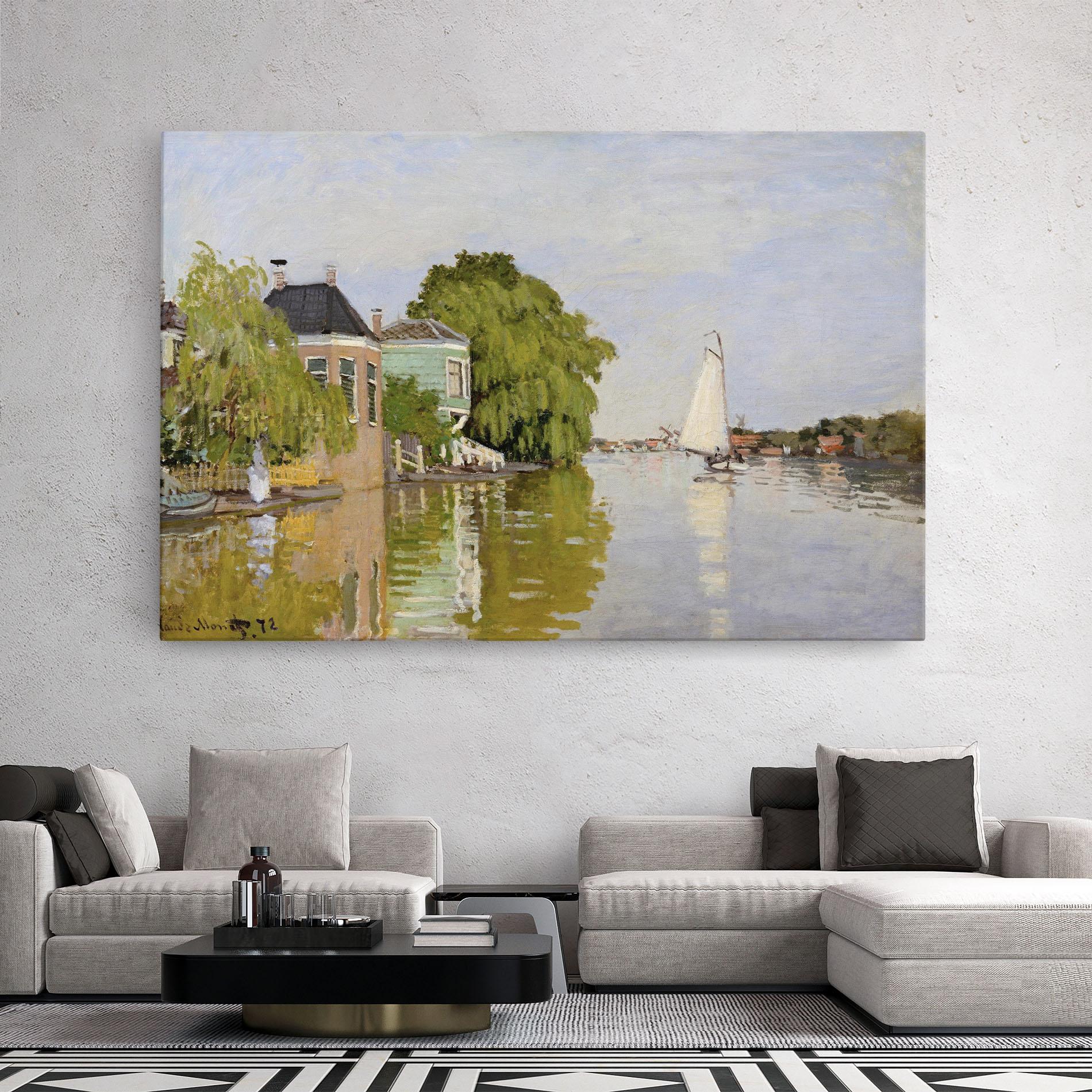 Leinwandbild Houses On The Achterzaan mockup 2