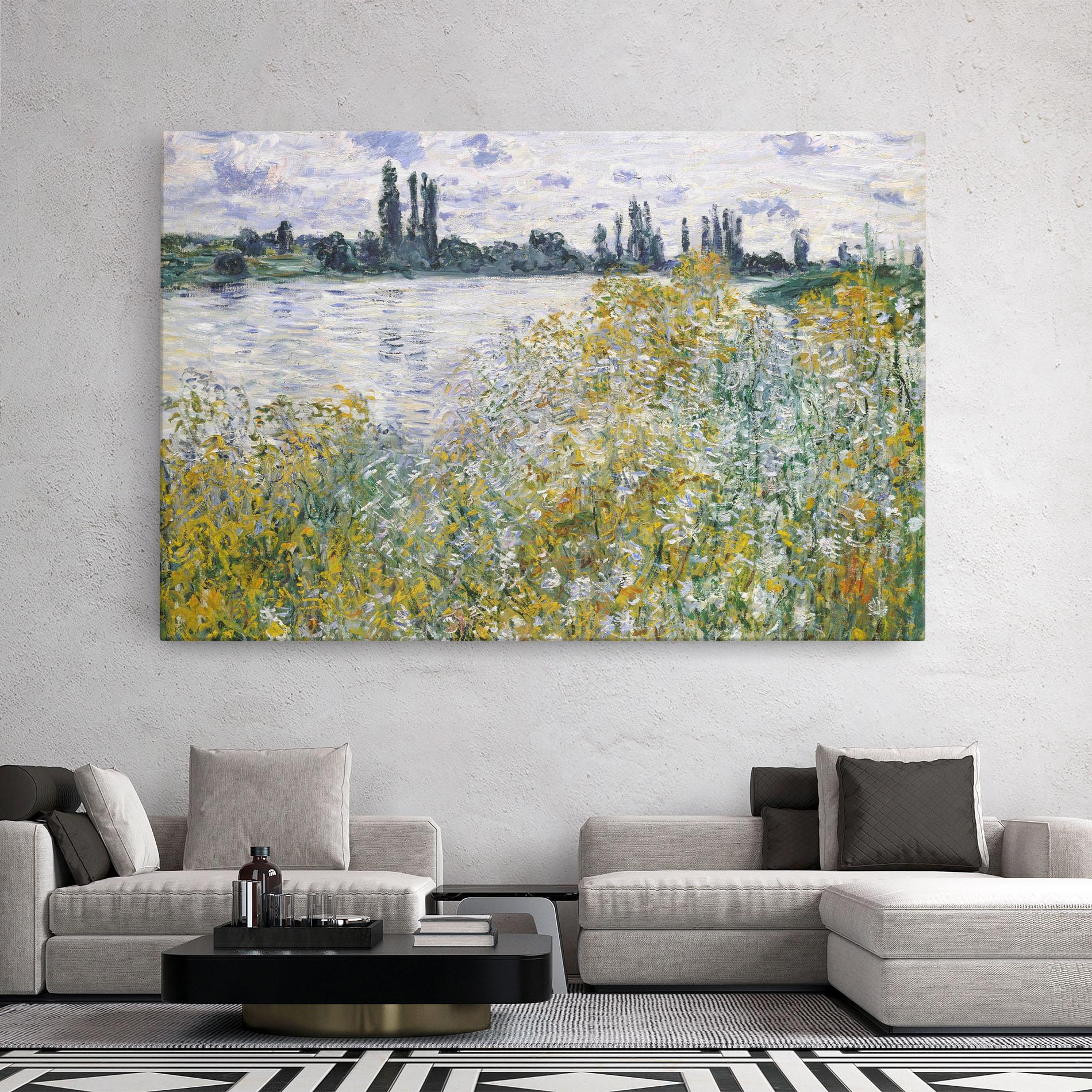 Leinwandbild Near Vetheuil mockup 2