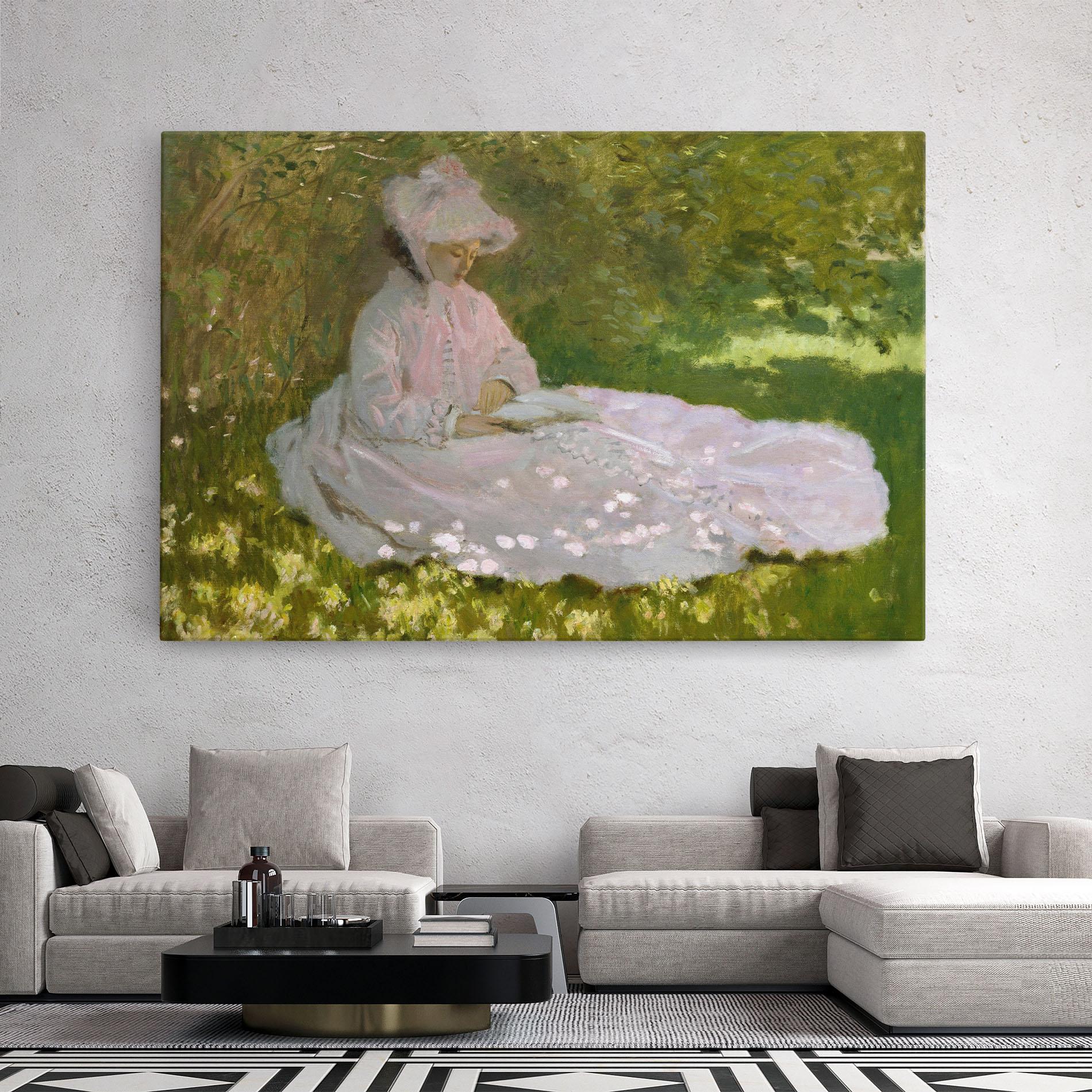 Leinwandbild Springtime mockup 2