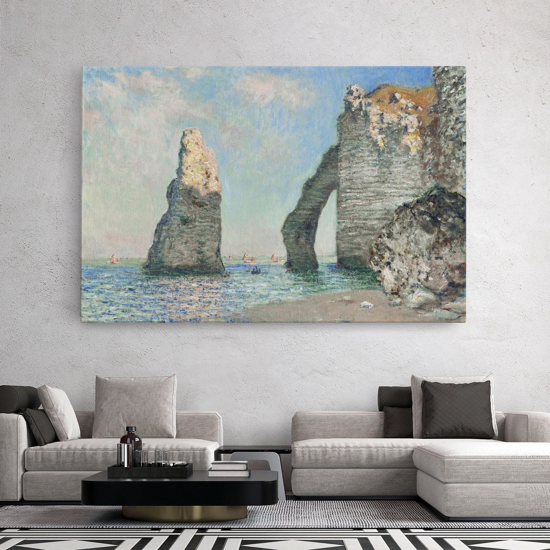Leinwandbild The Cliffs At Etretat mockup 2
