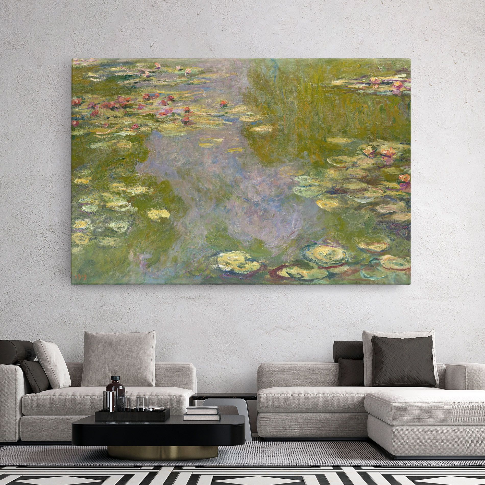 Water Lilies Monet mockup 2
