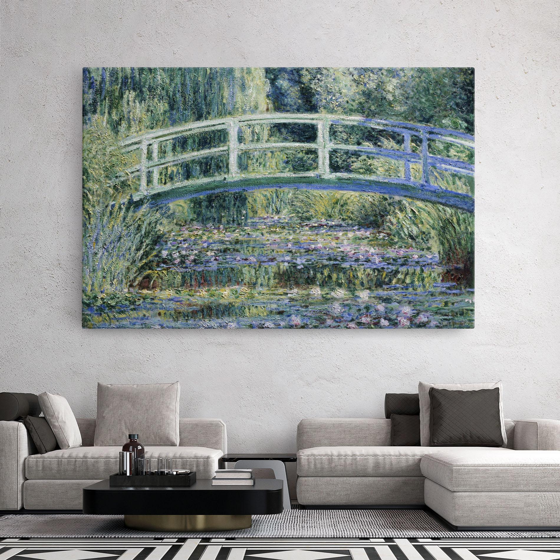 Leinwandbild Water Lilies mockup 2