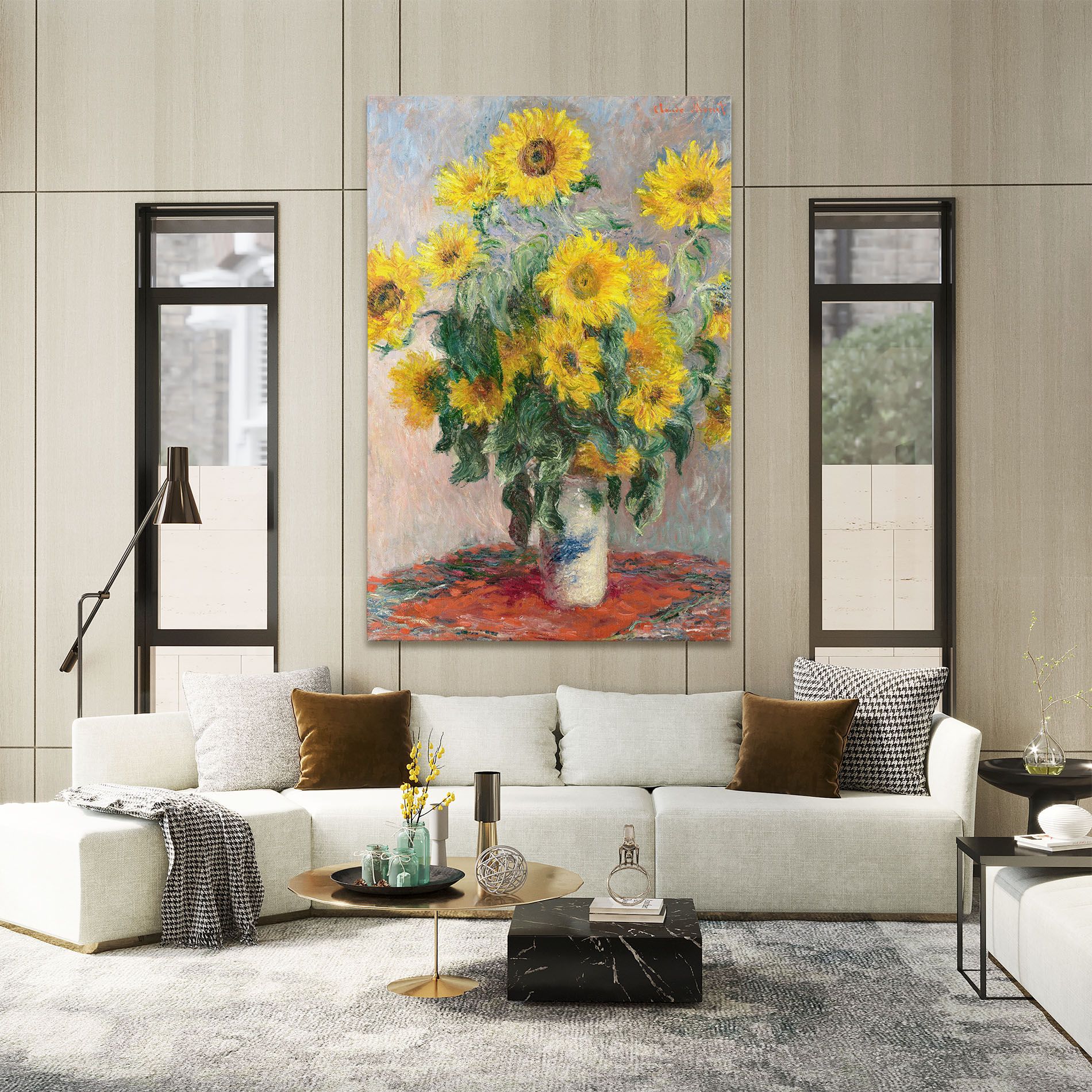 Bouquet Of Sunflowers 1881 mockup 2