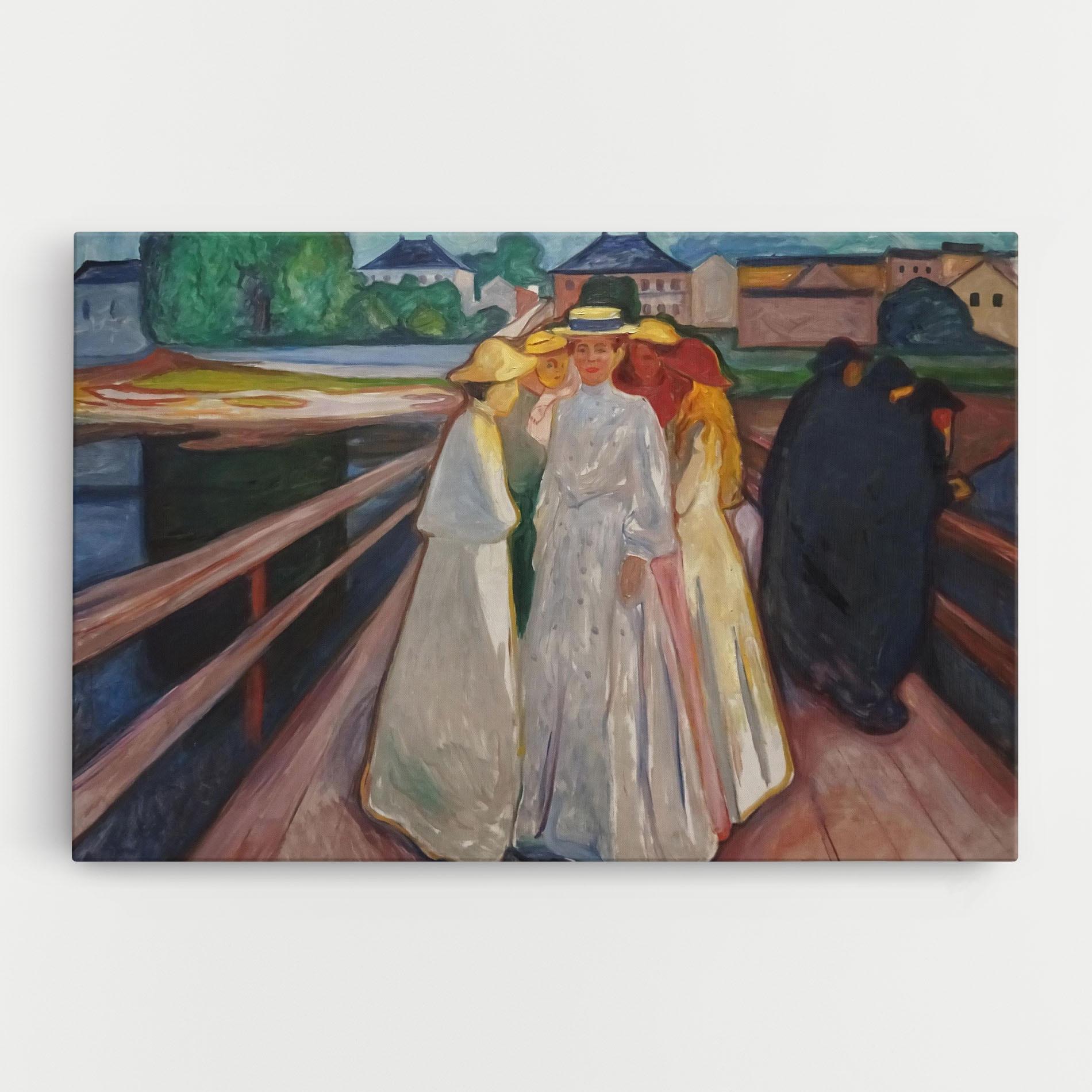 Leinwandbild Munch Art mockup 0