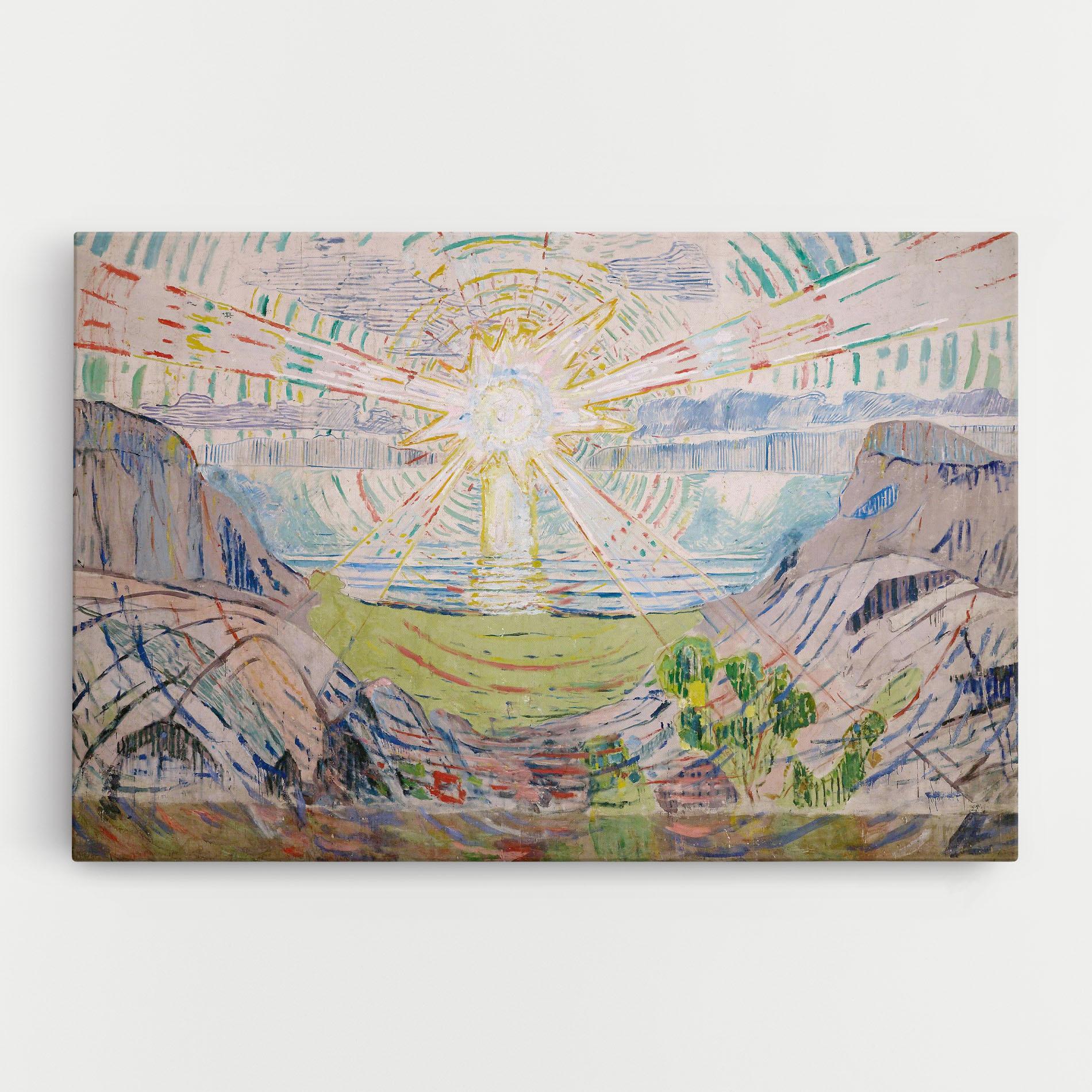 Leinwandbild The Sun Art mockup 0