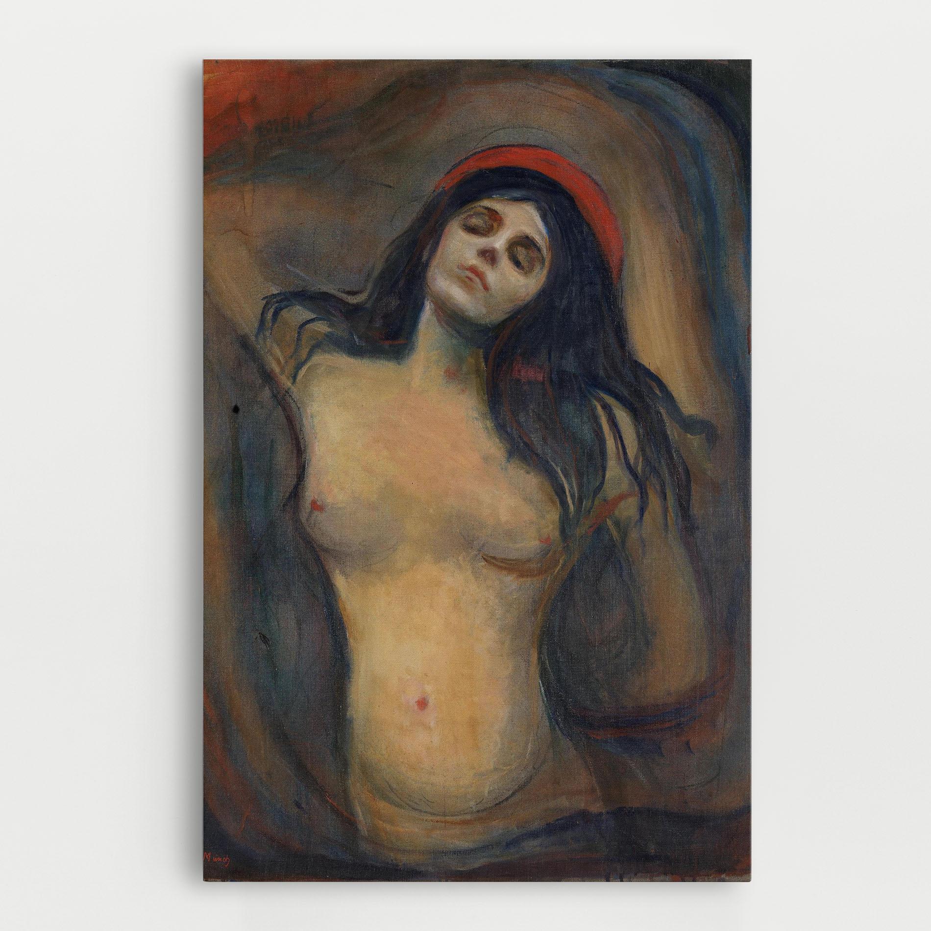 Leinwandbild Madonna Oil Painting mockup 0