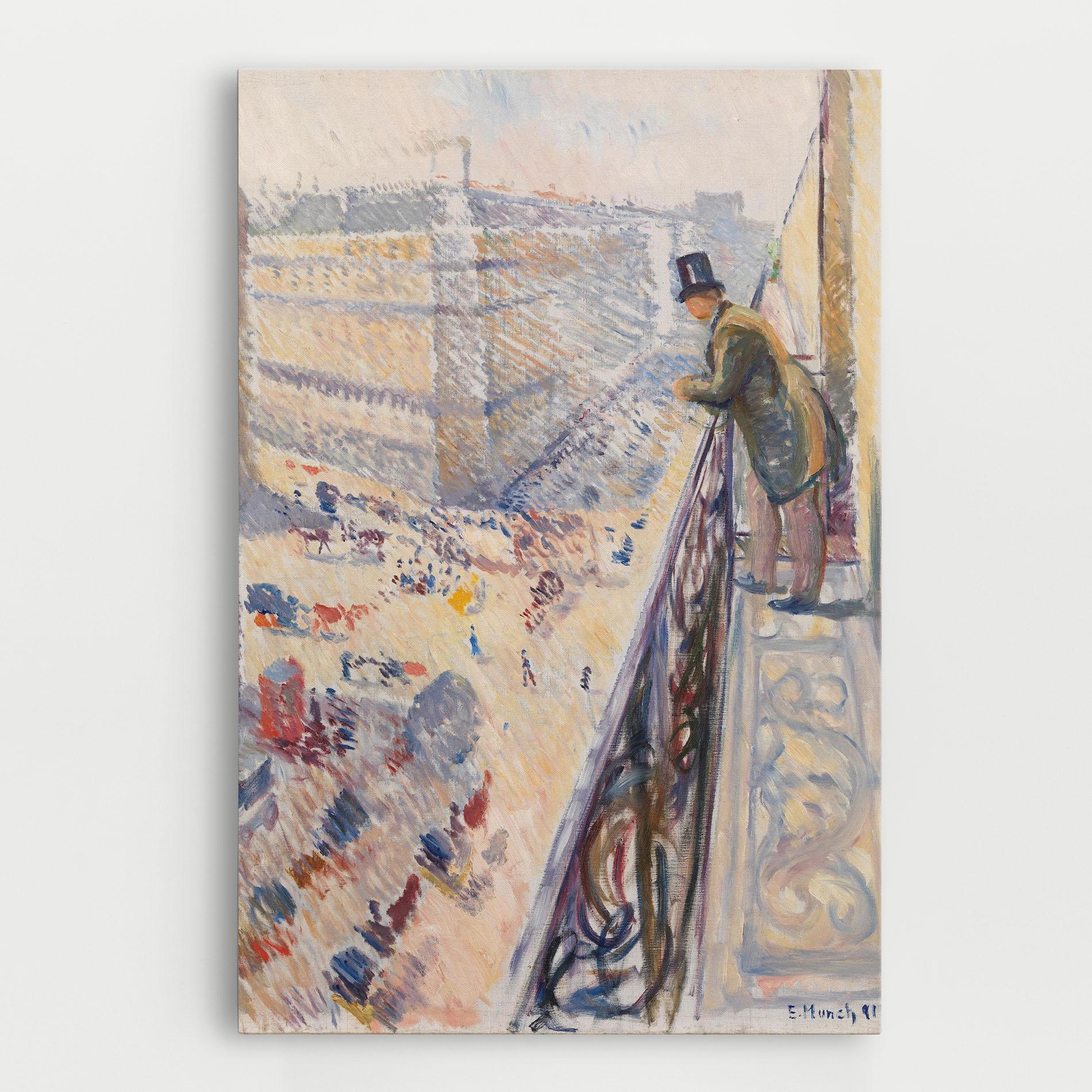 Leinwandbild Rue Lafayette mockup 0