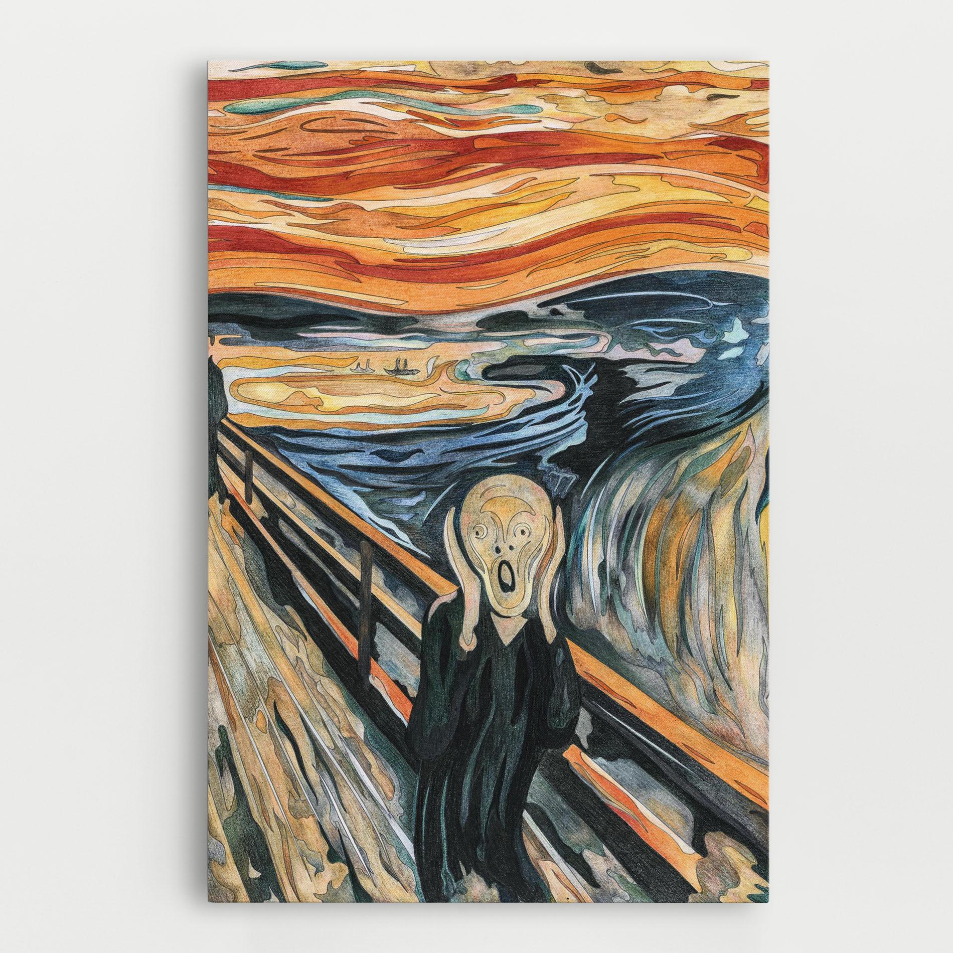 Leinwandbild The Scream mockup 0