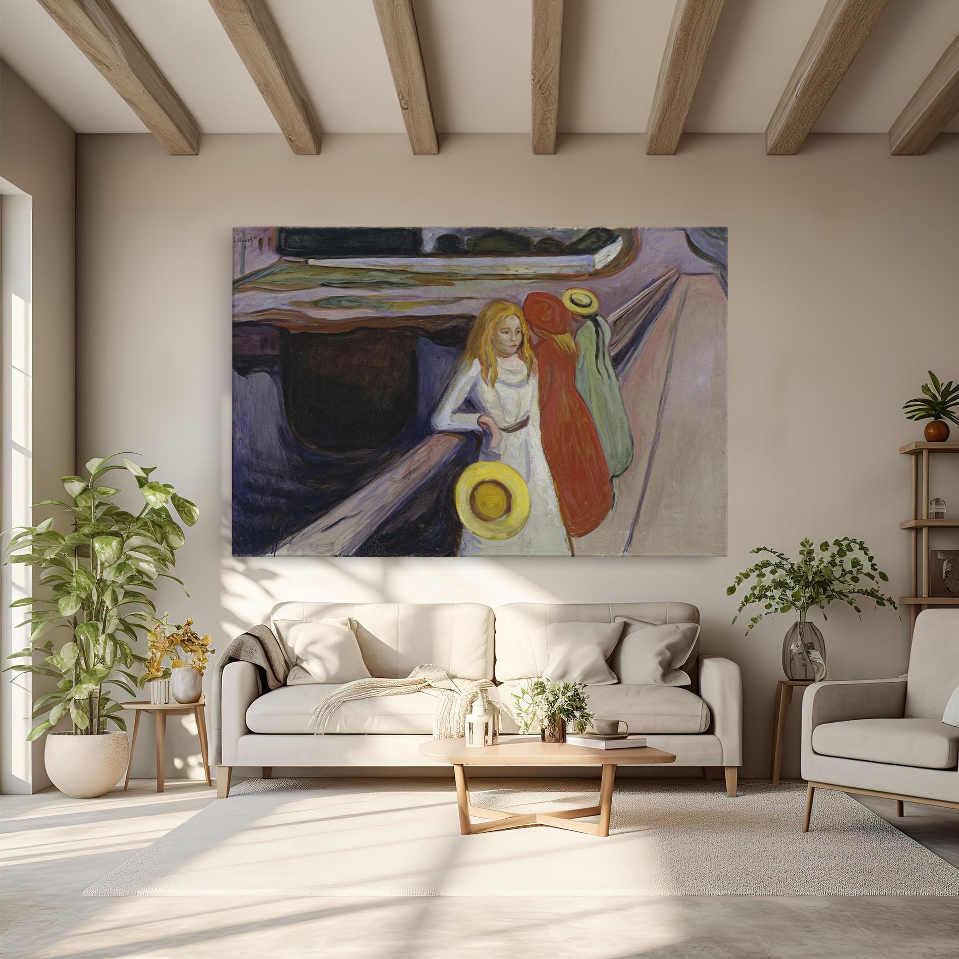 Leinwandbild Bridge Girls mockup 6