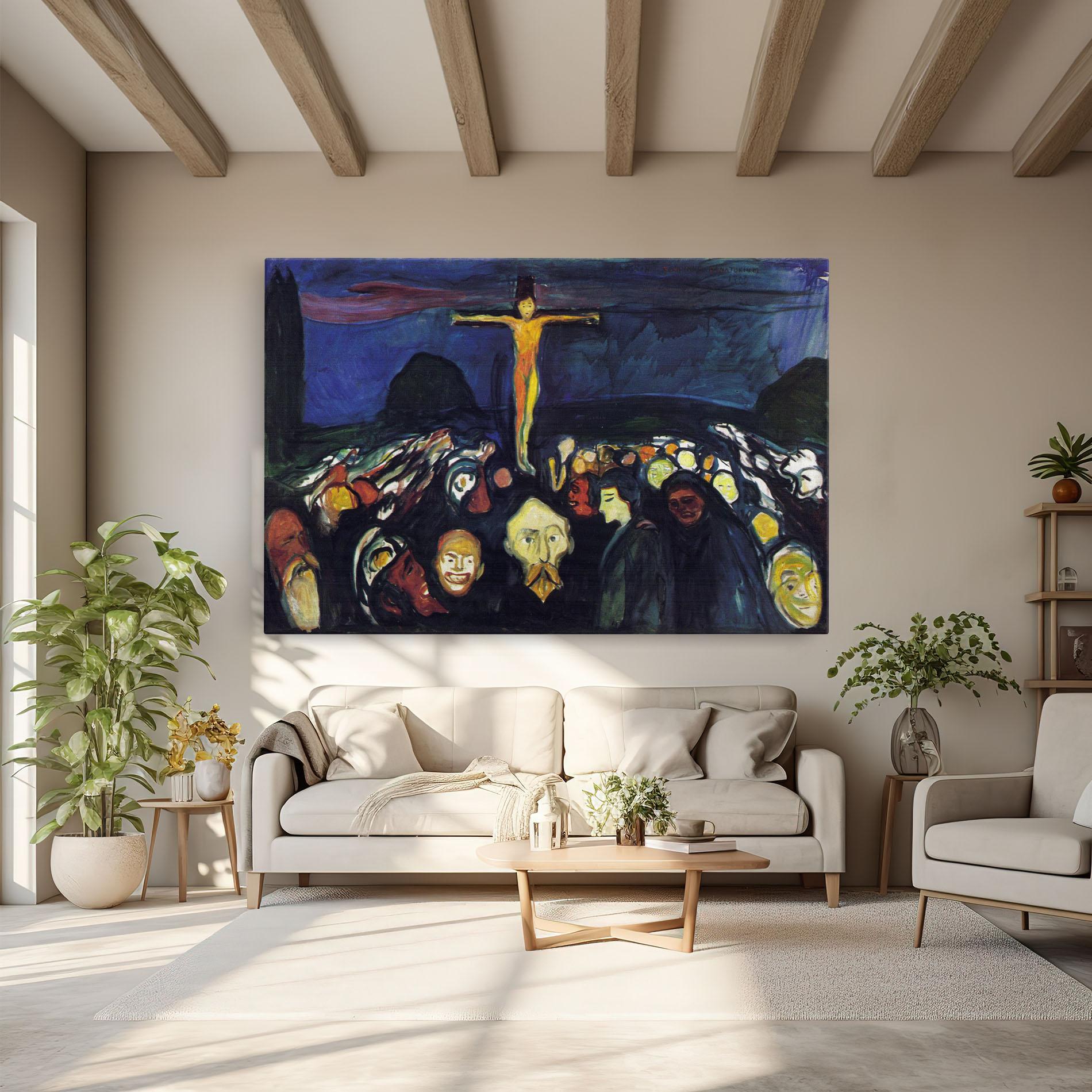 Leinwandbild Golgotha mockup 6