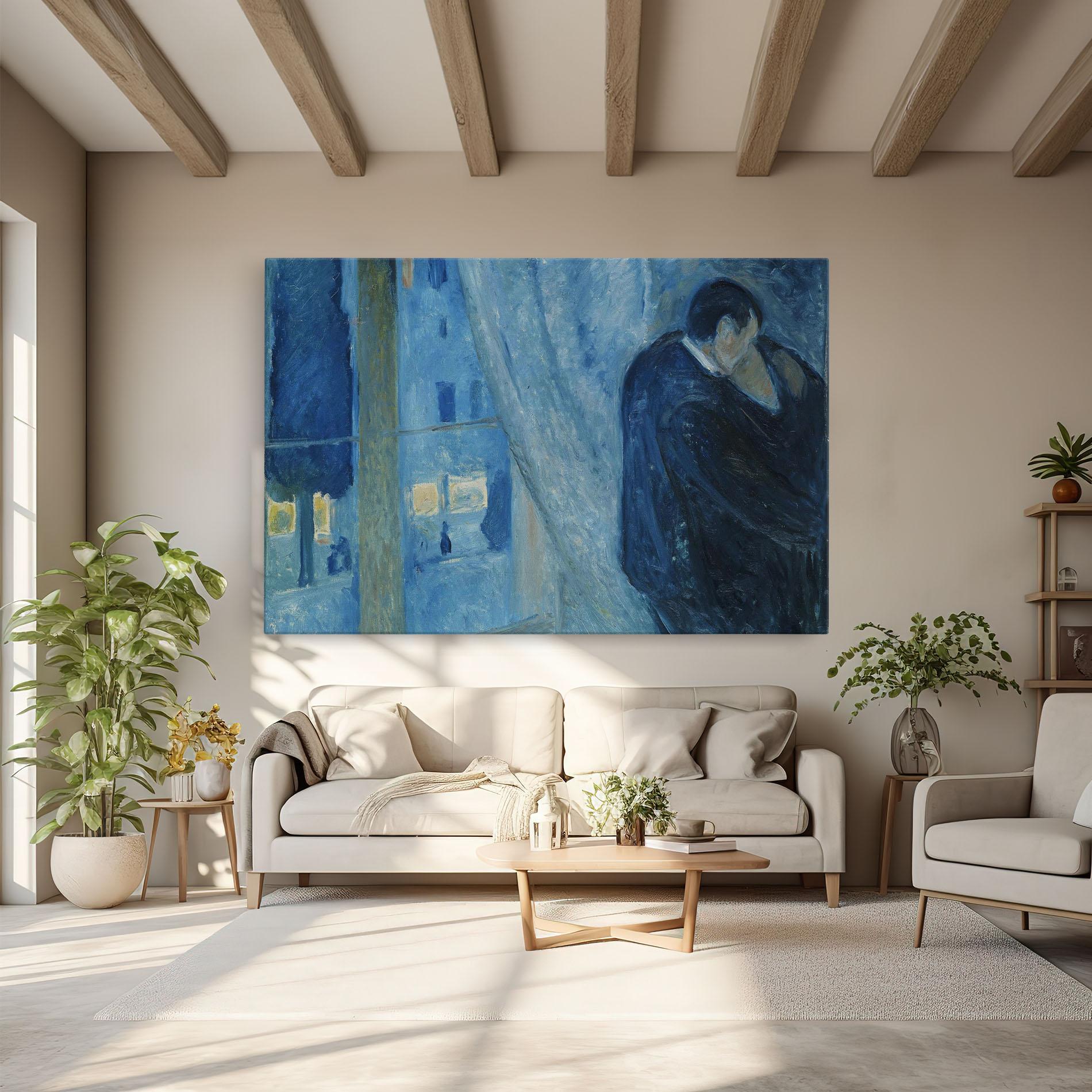 Leinwandbild Kiss By The Window mockup 6