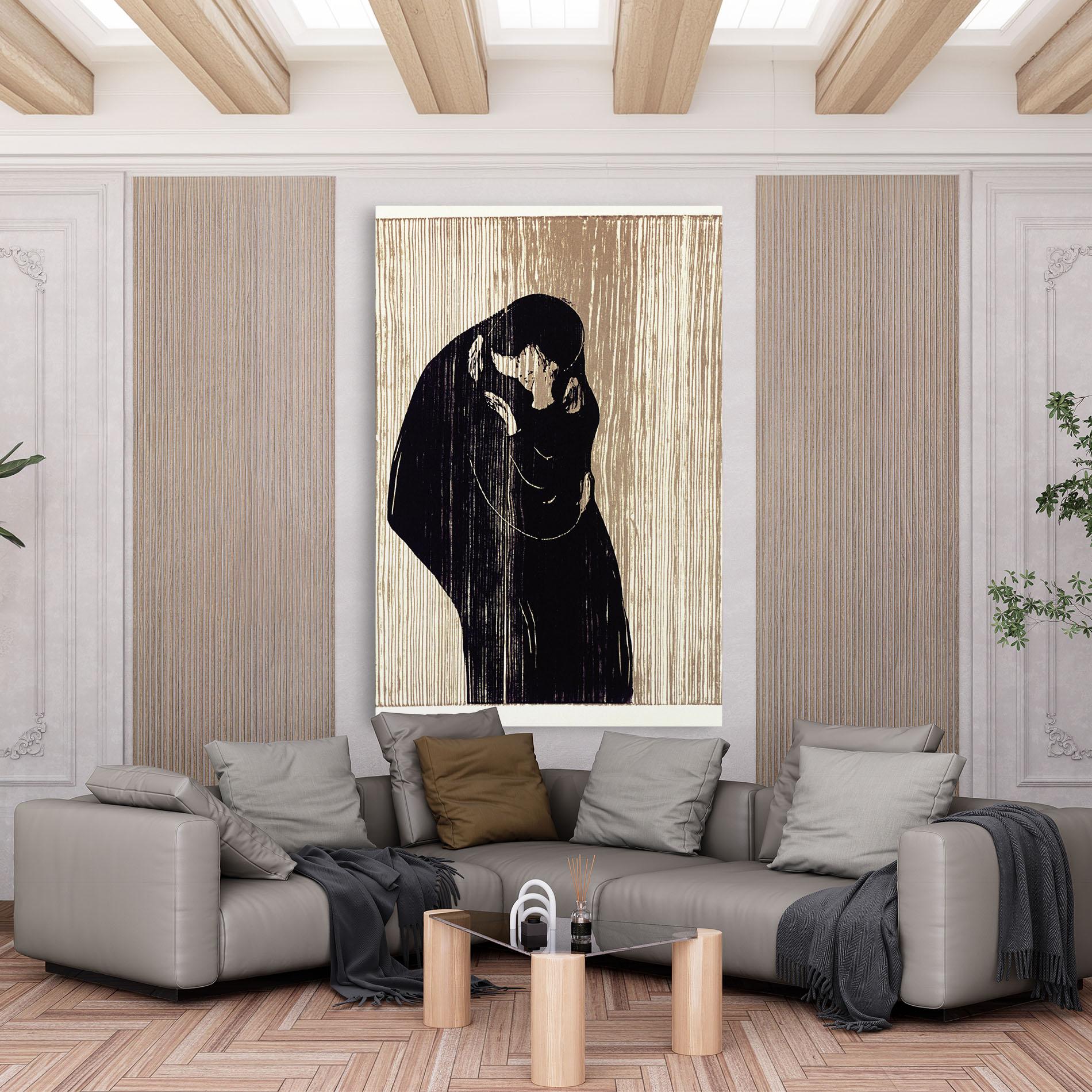 Leinwandbild Kiss mockup 6