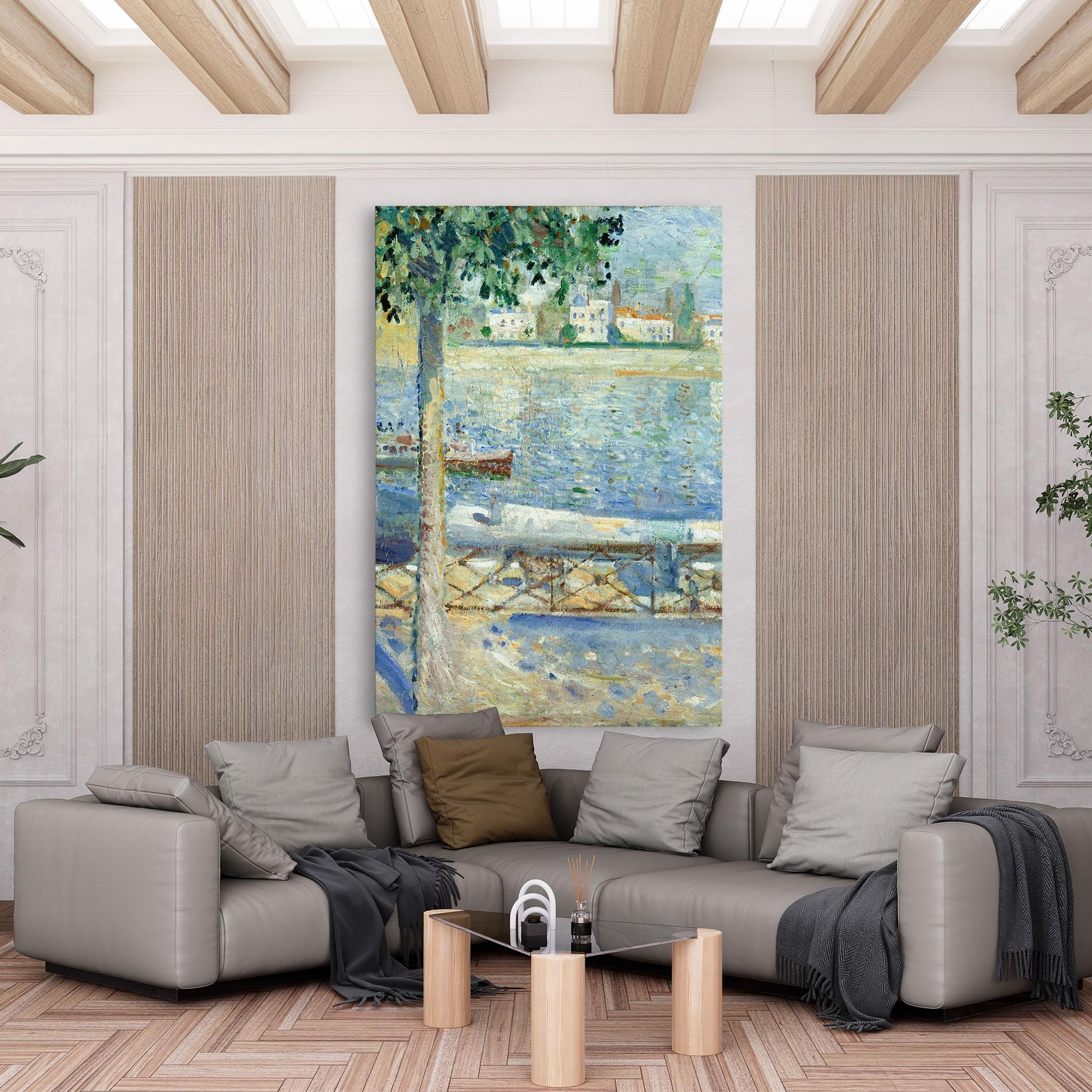 Leinwandbild Seine At Saint mockup 6