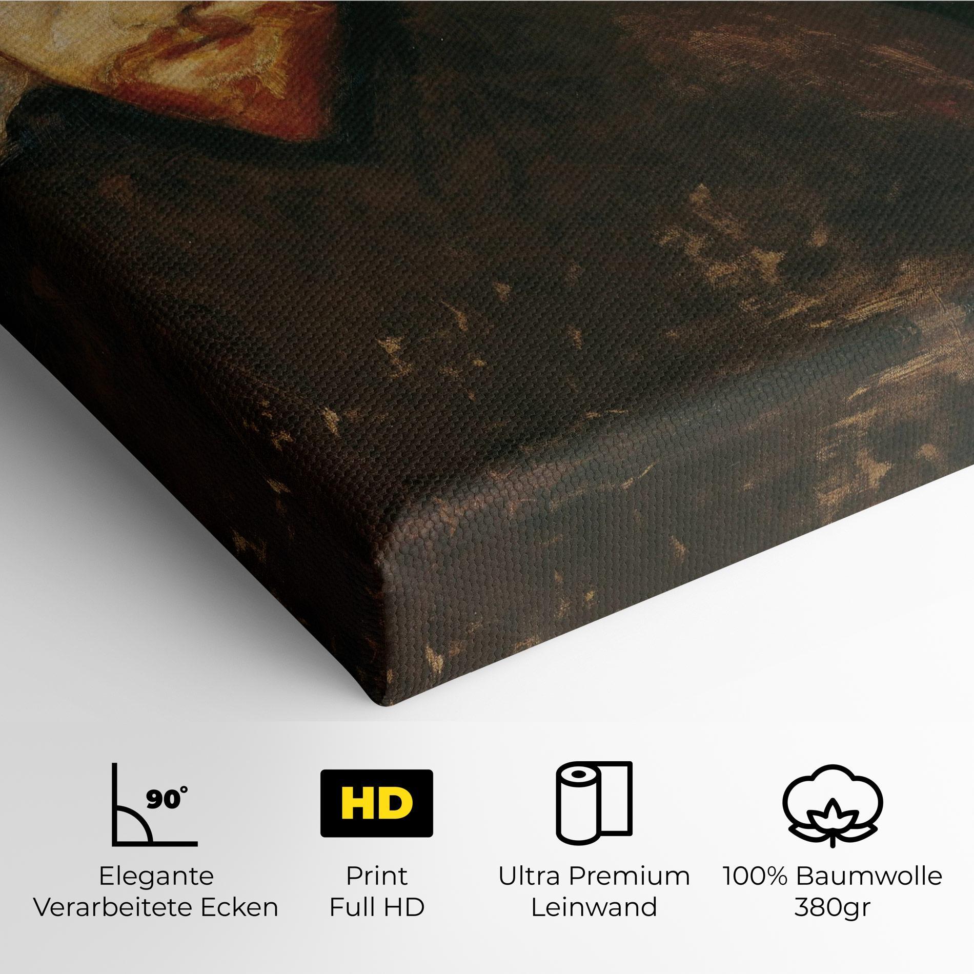 Leinwandbild Der Maler mockup 4