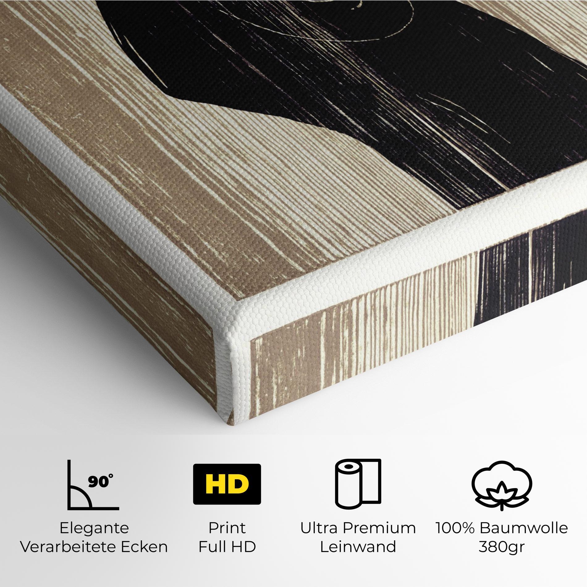 Leinwandbild Kiss mockup 4