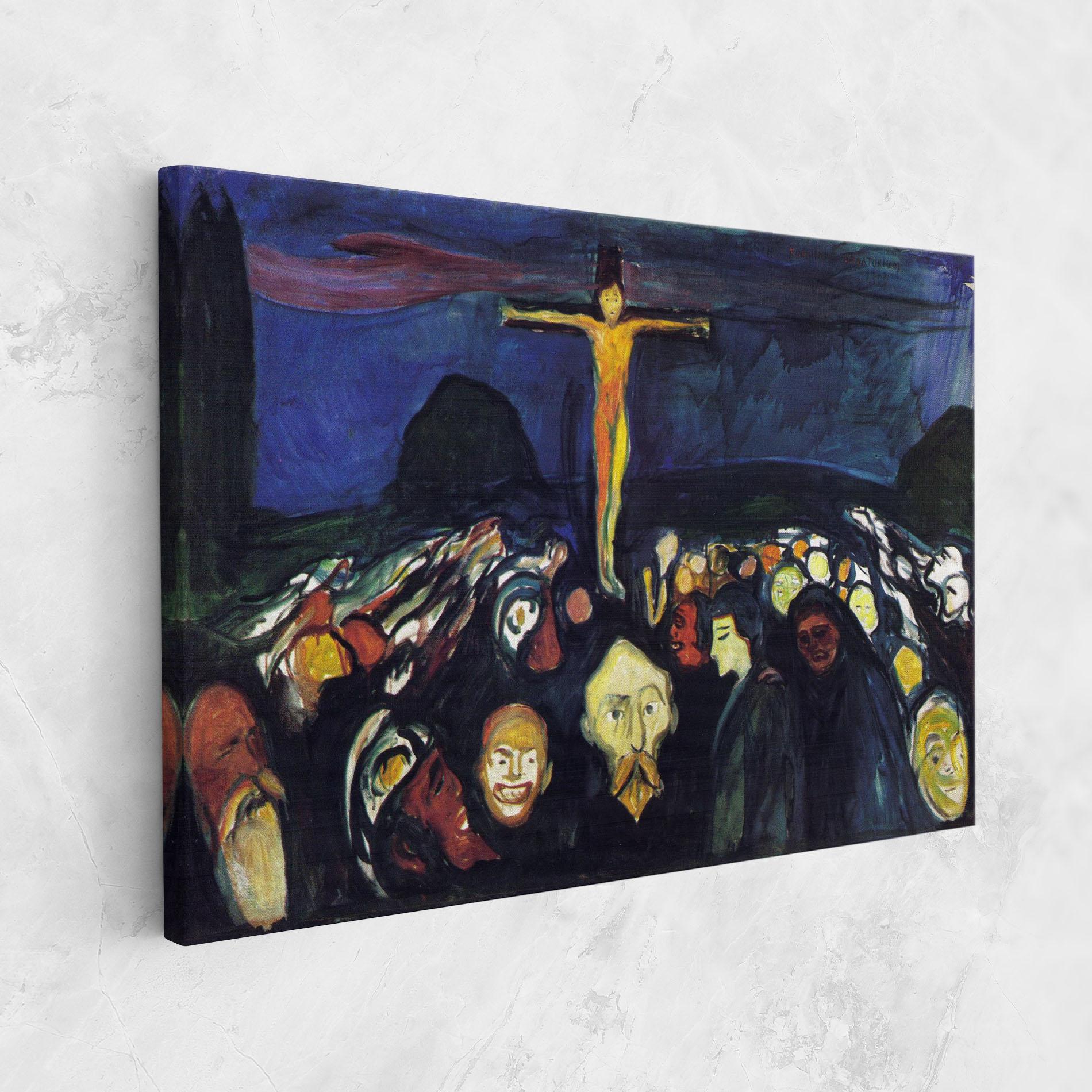 Leinwandbild Golgotha mockup 1