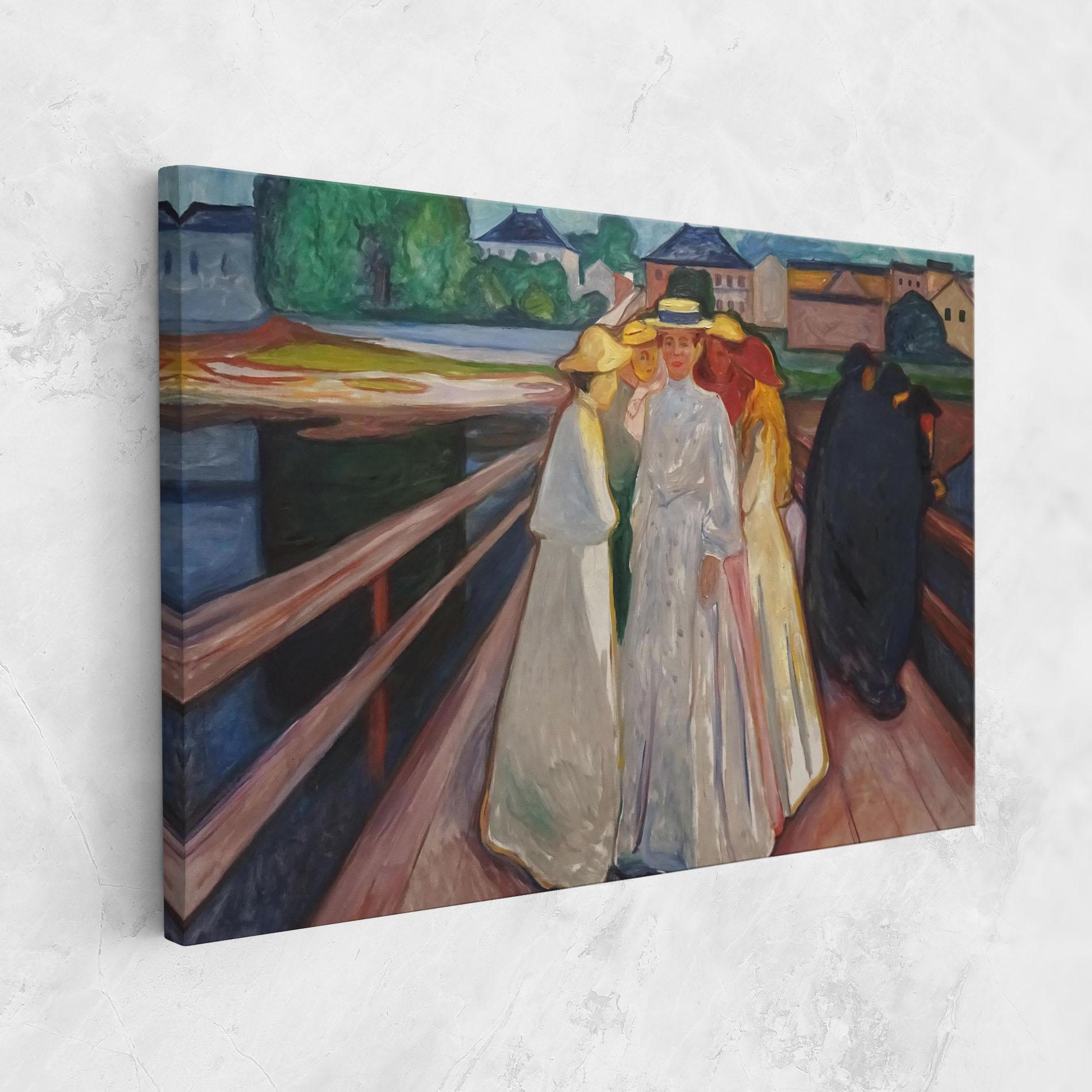 Leinwandbild Munch Art mockup 1