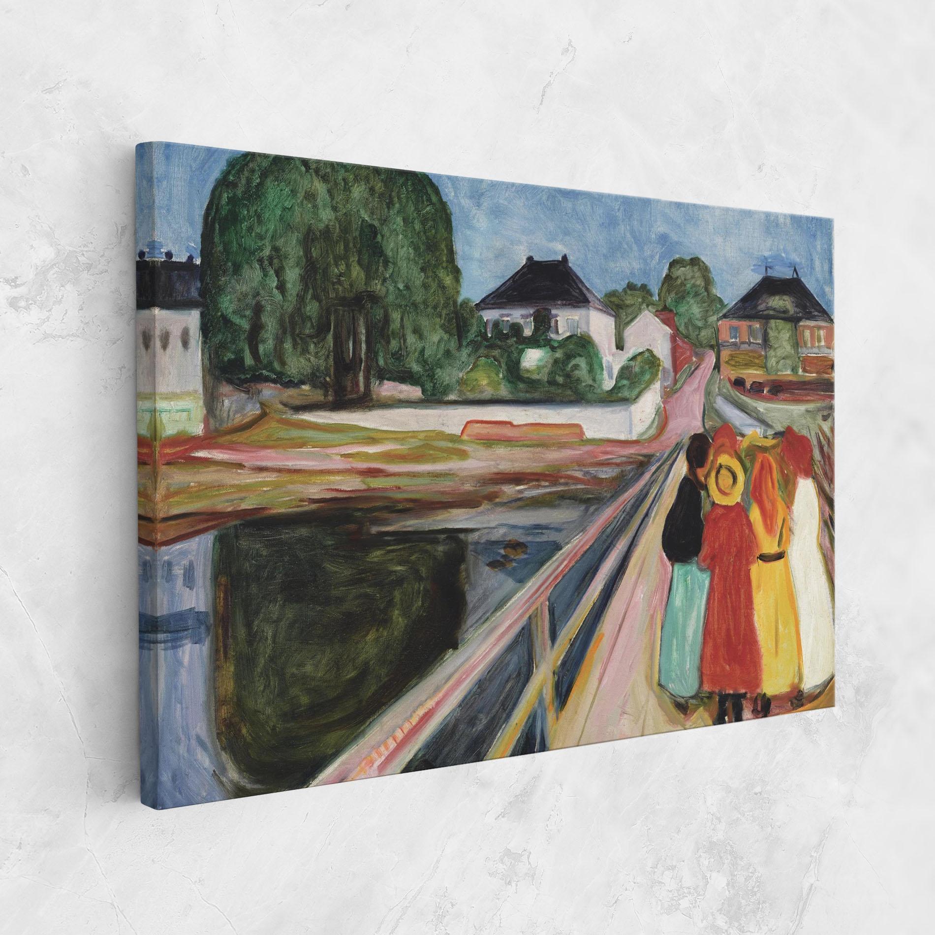 Leinwandbild Pikene Pa Broen mockup 1